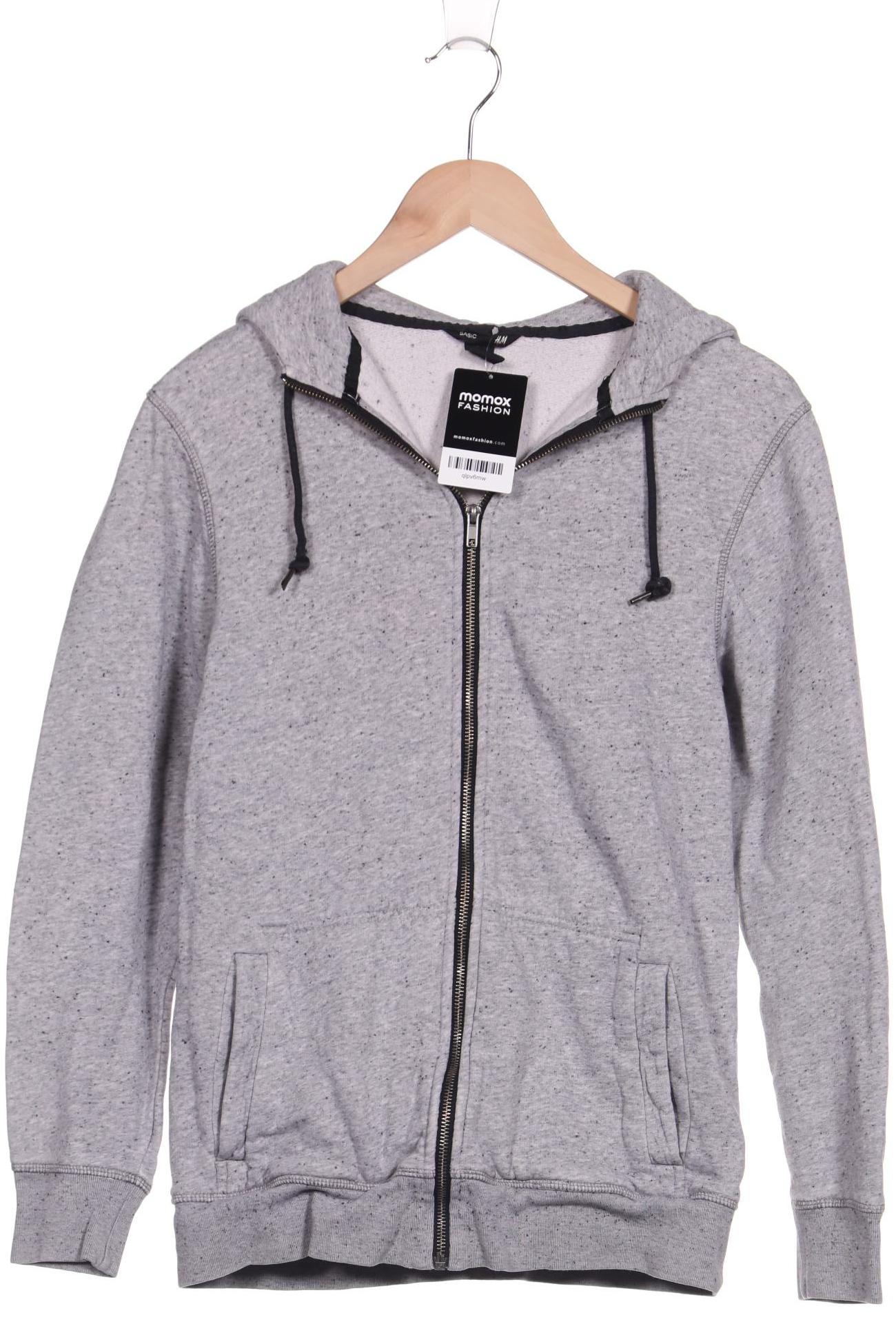

H&M Herren Kapuzenpullover, grau