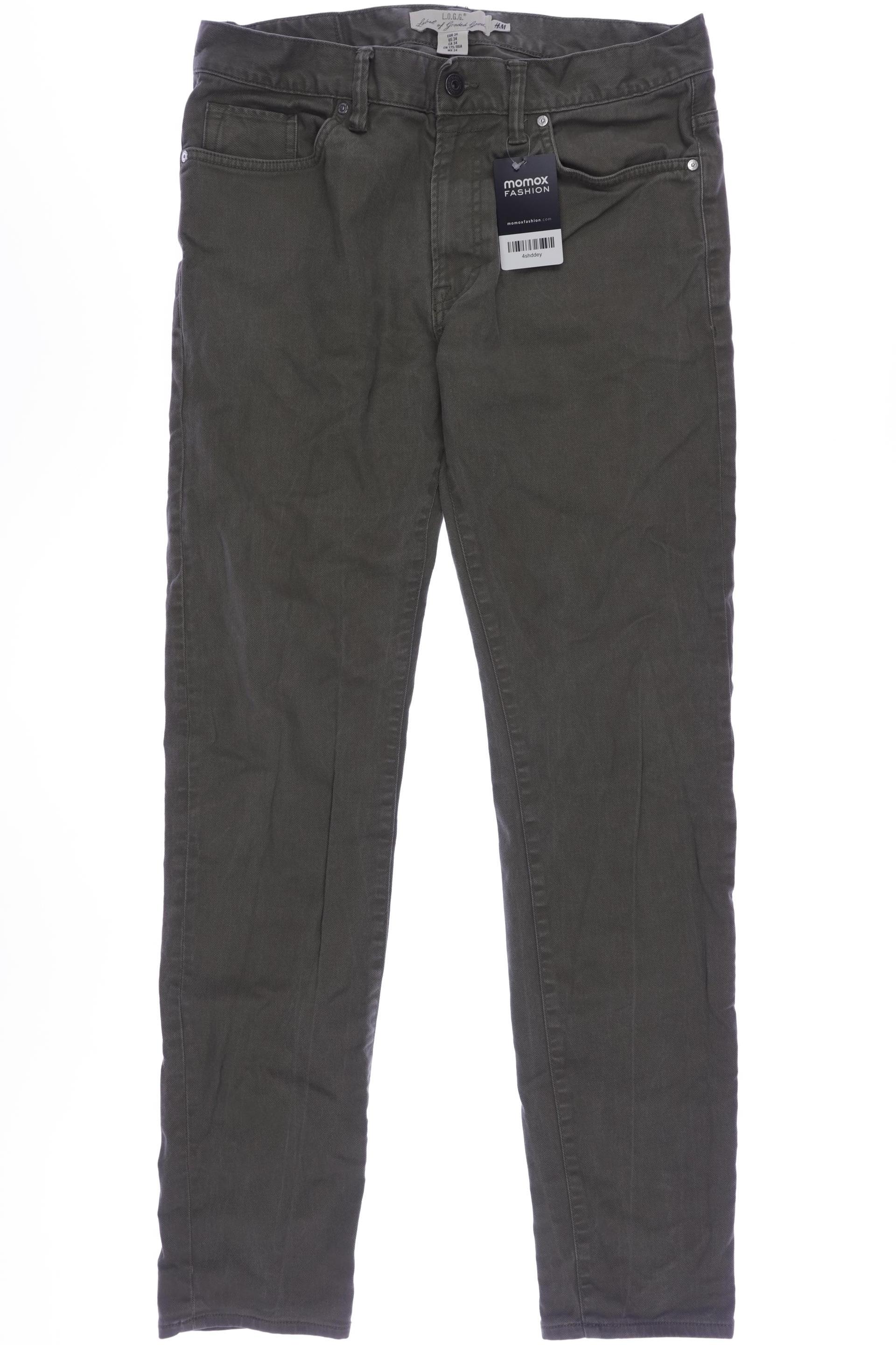 

H&M Herren Jeans, grün, Gr. 34
