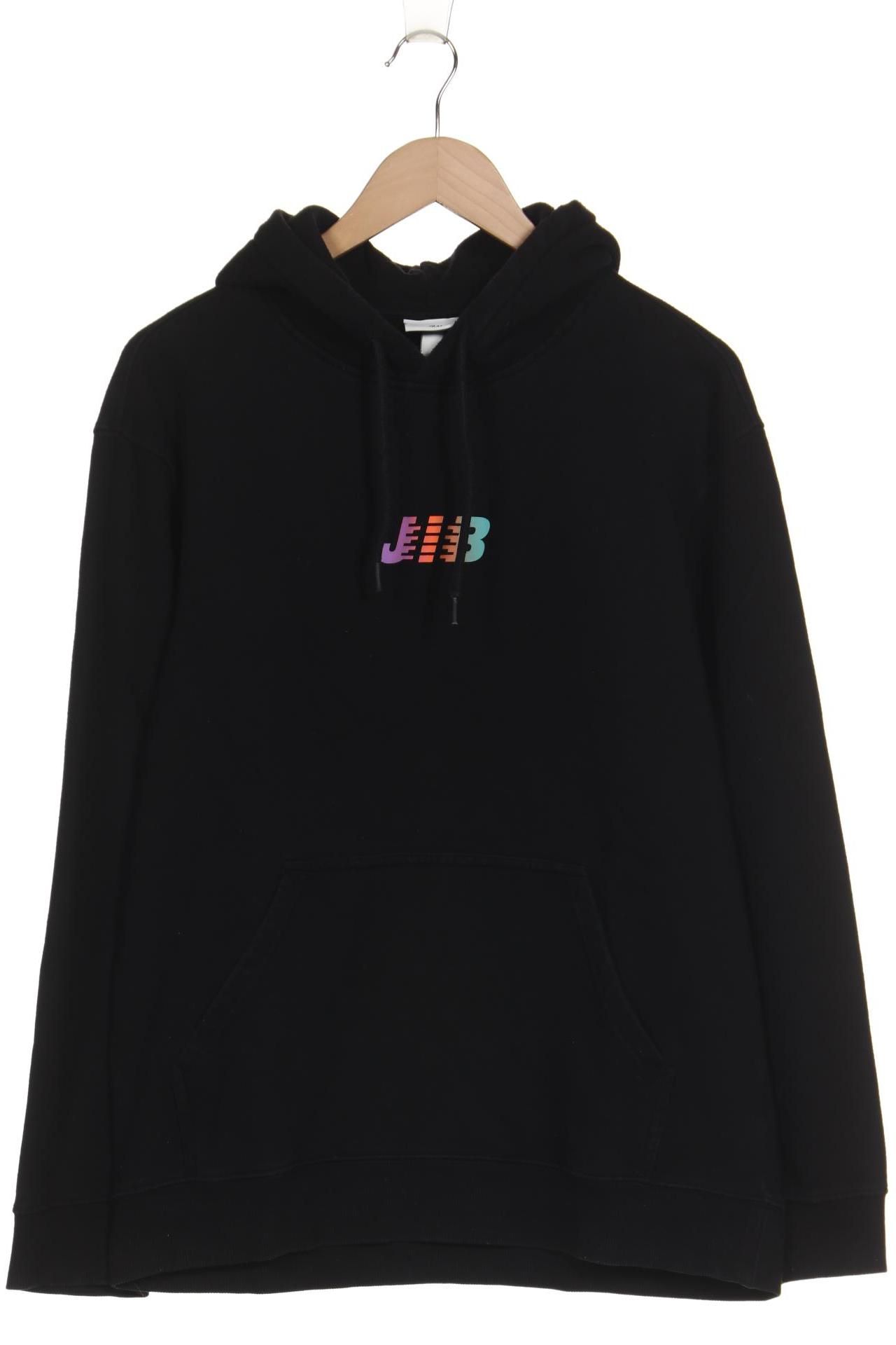 

H&M Herren Kapuzenpullover, schwarz, Gr. 48