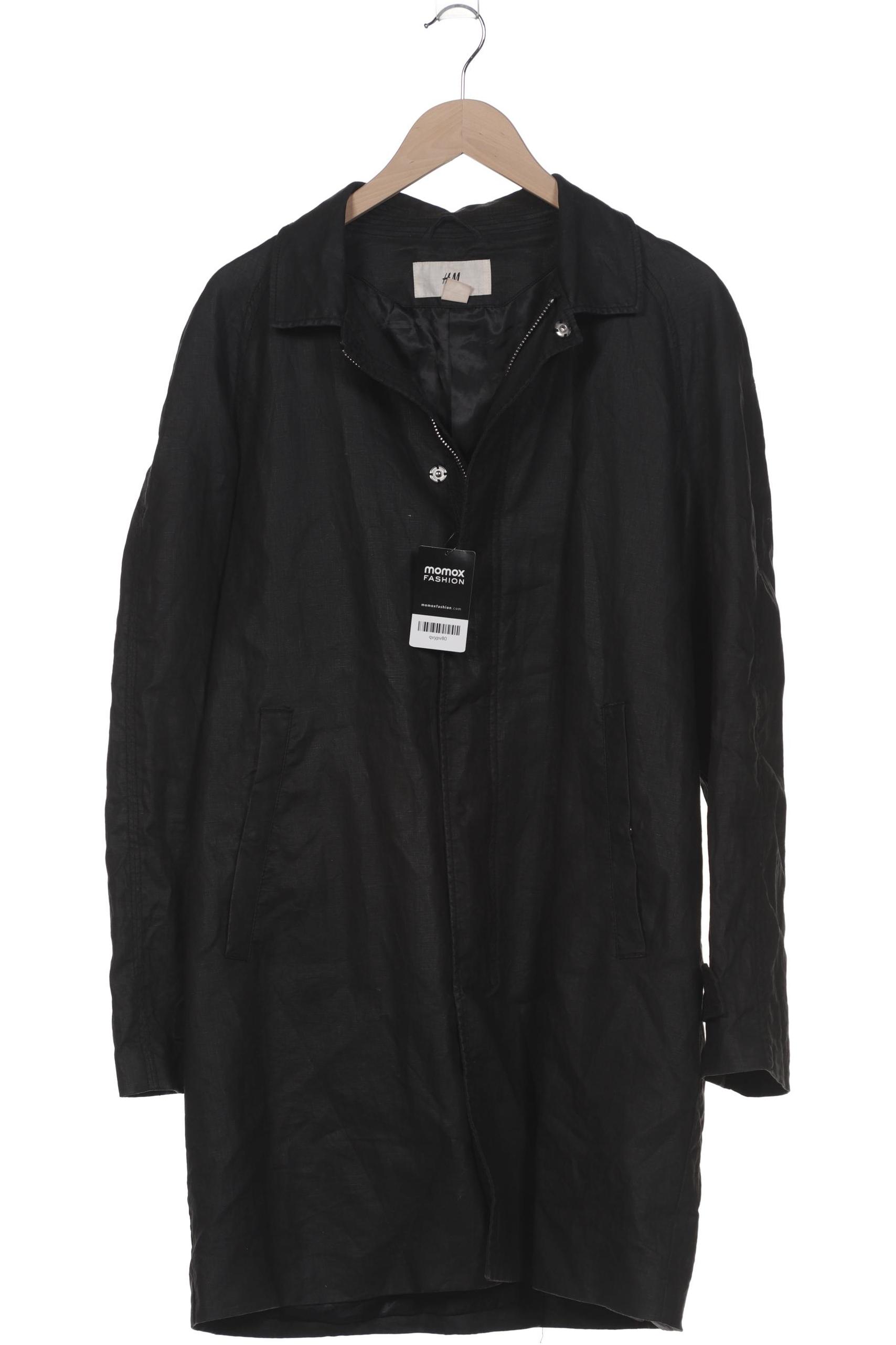 

H&M Herren Mantel, schwarz, Gr. 52