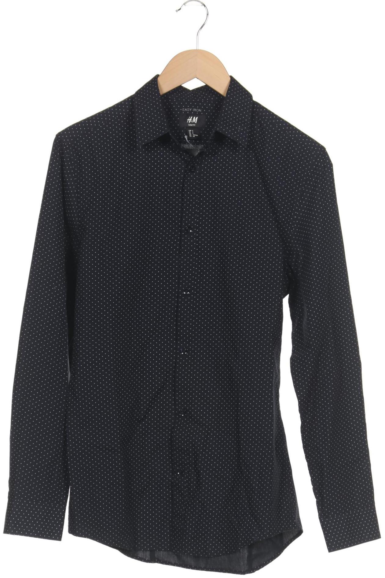 

H&M Herren Hemd, marineblau, Gr. 46