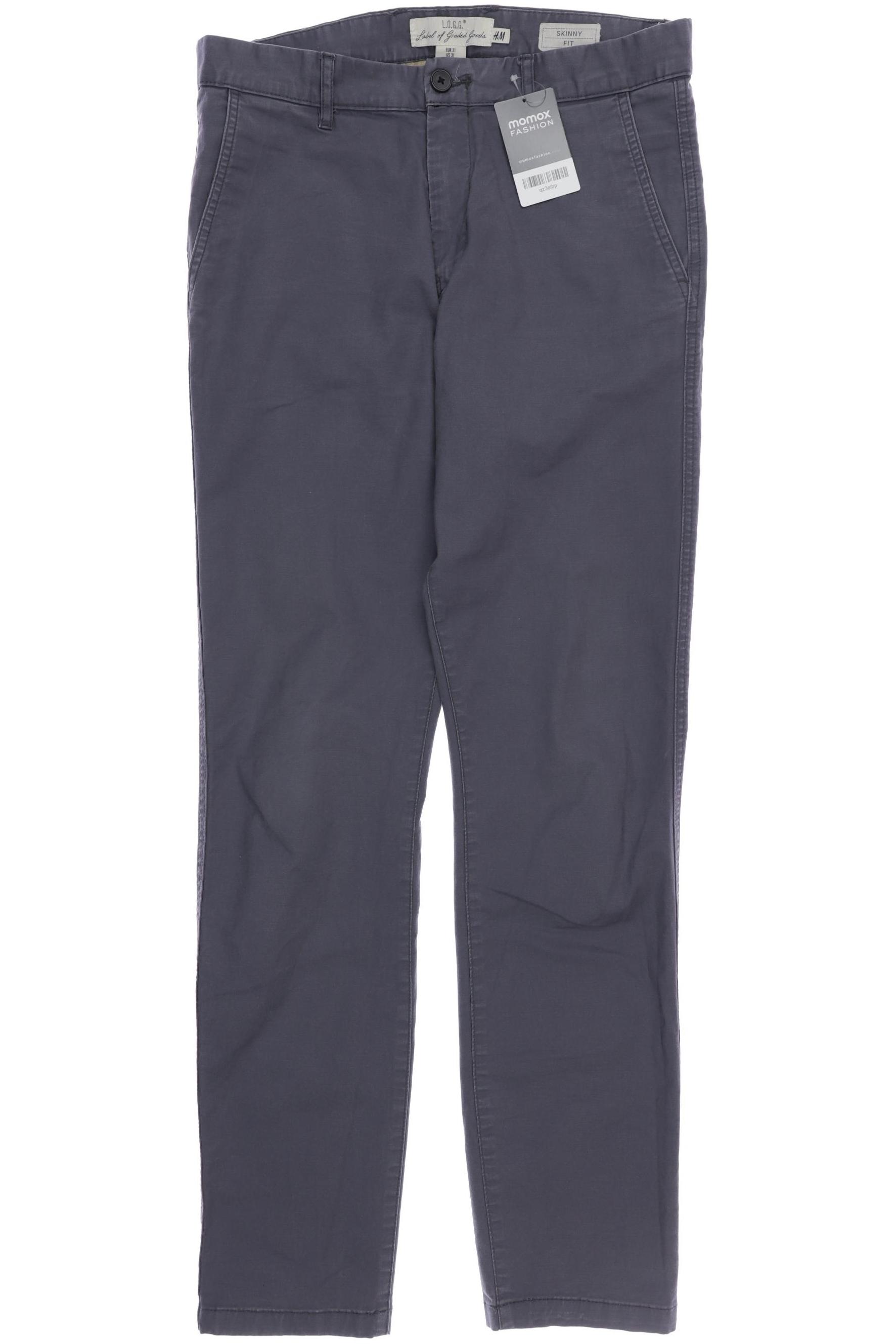 

H&M Herren Stoffhose, grau, Gr. 31