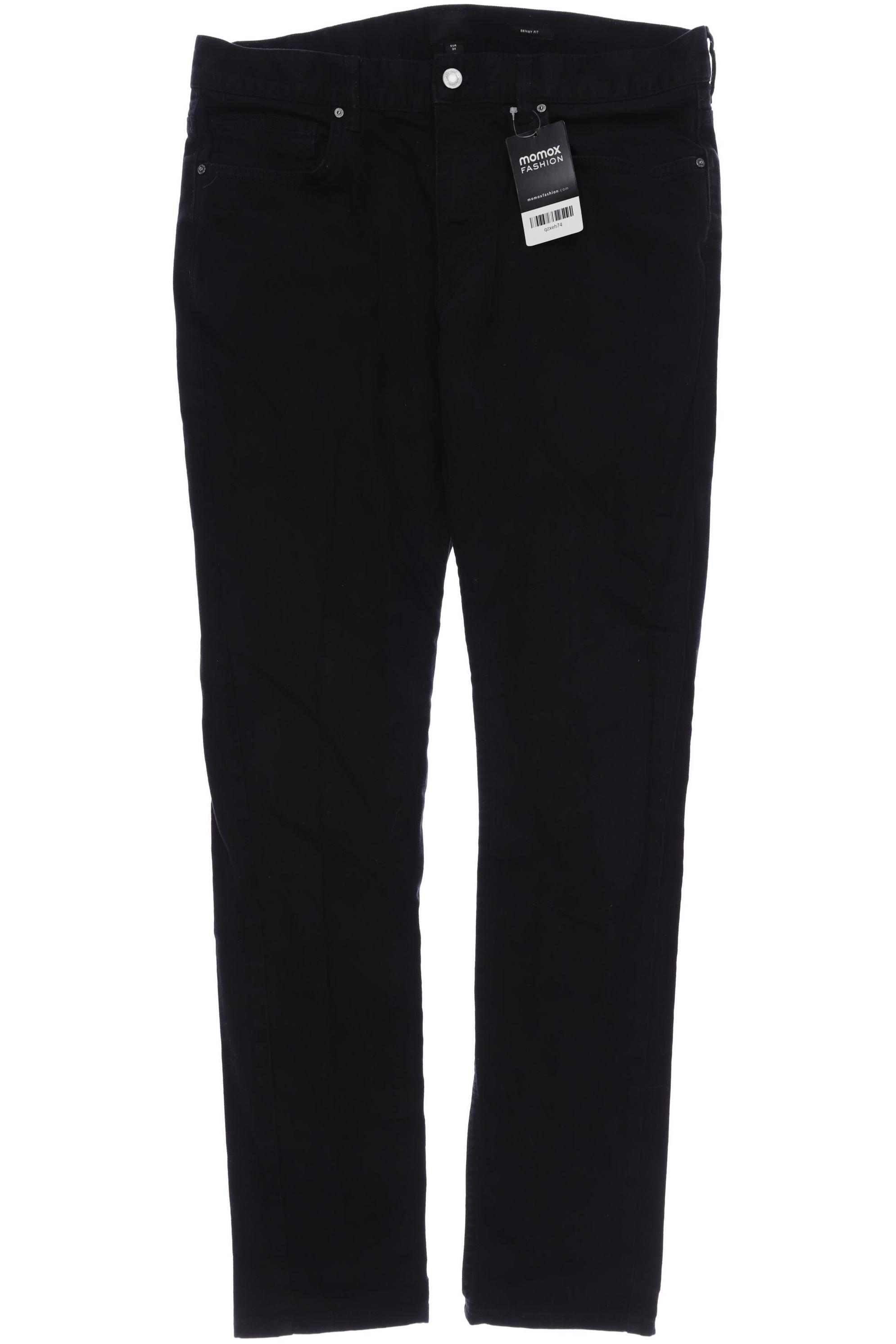 

H&M Herren Jeans, schwarz, Gr. 34