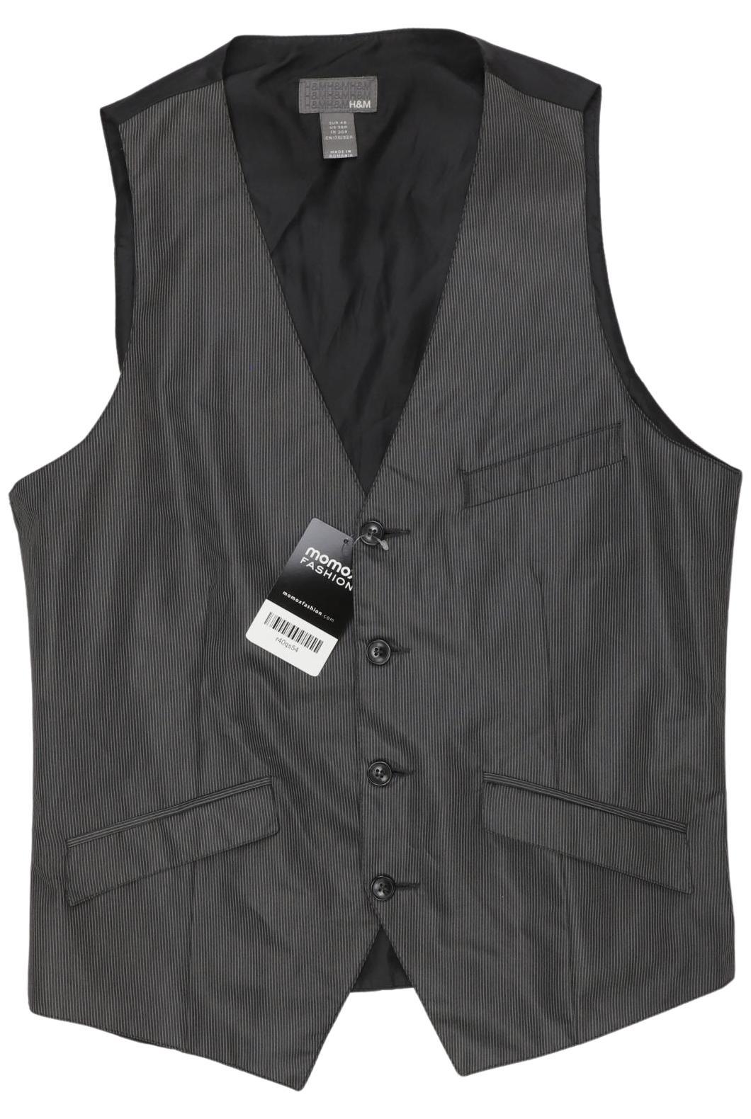

H&M Herren Weste, grau, Gr. 46