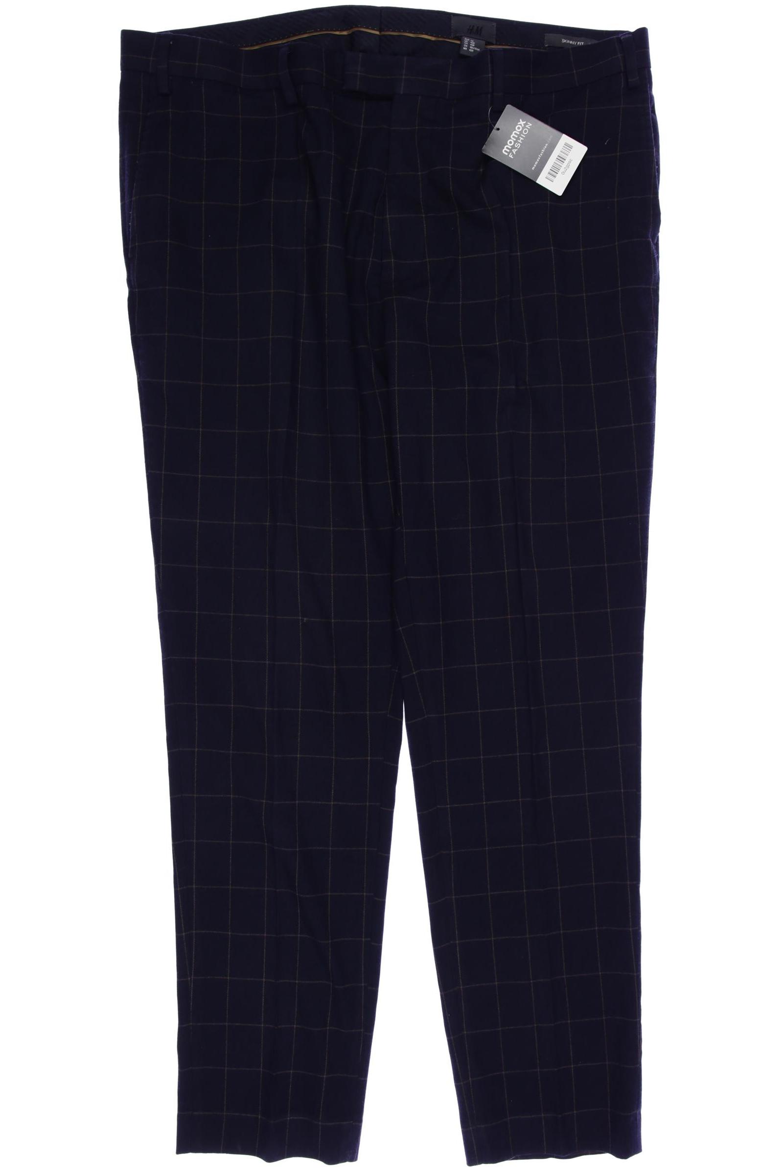 

H&M Herren Stoffhose, marineblau, Gr. 58