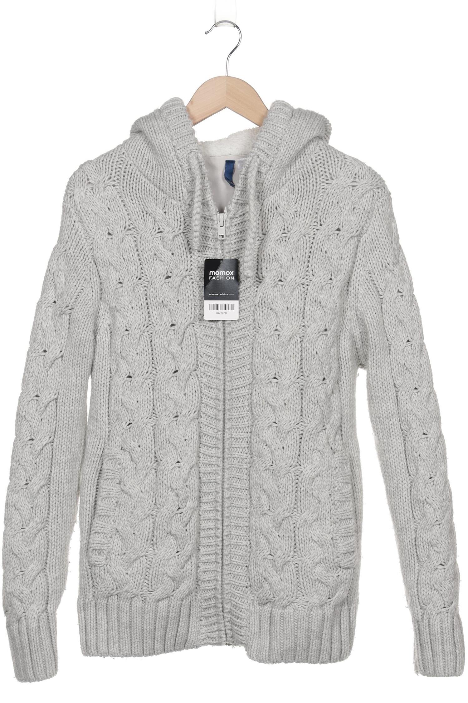 

H&M Herren Kapuzenpullover, grau, Gr. 48