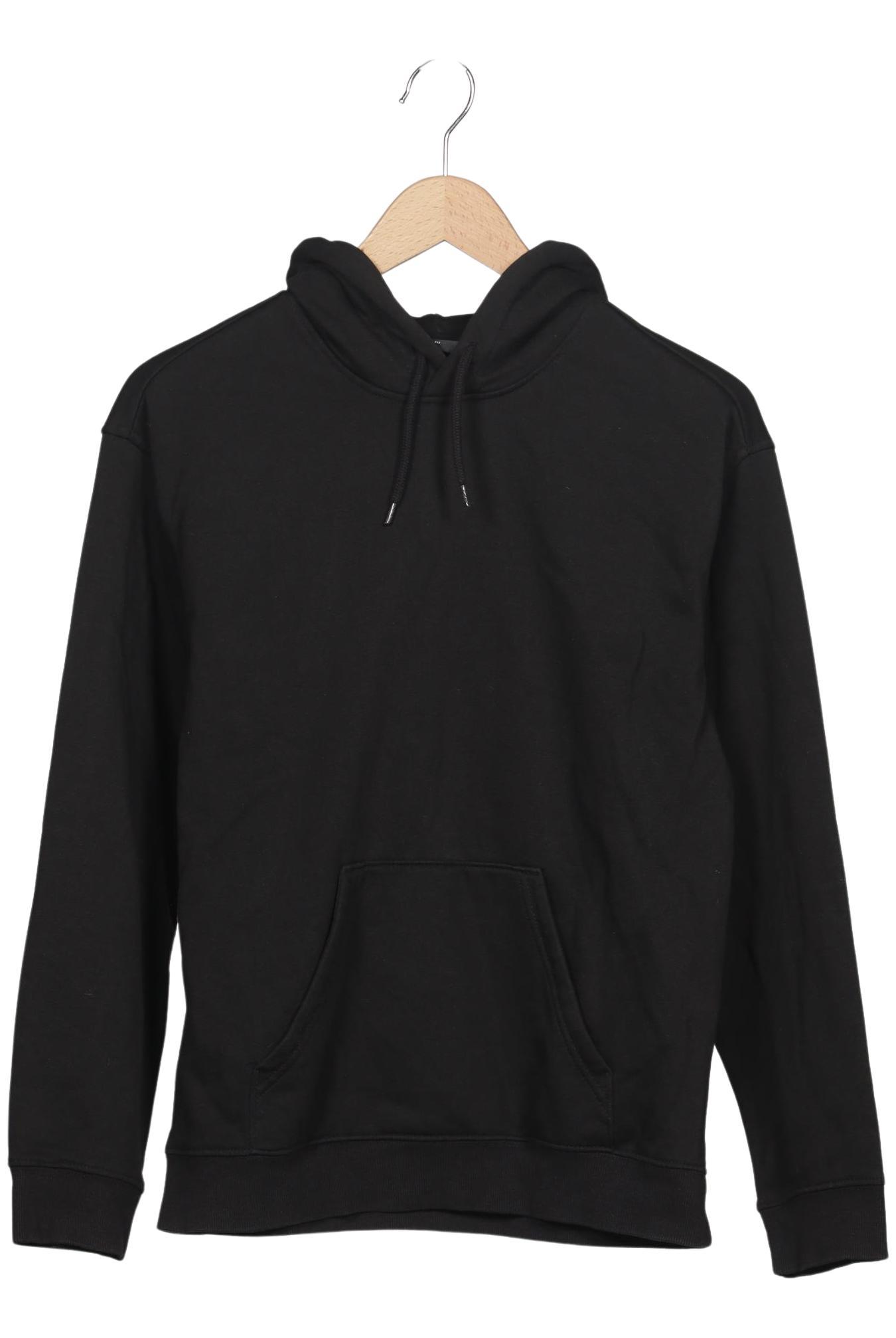 

H&M Herren Kapuzenpullover, schwarz, Gr. 44