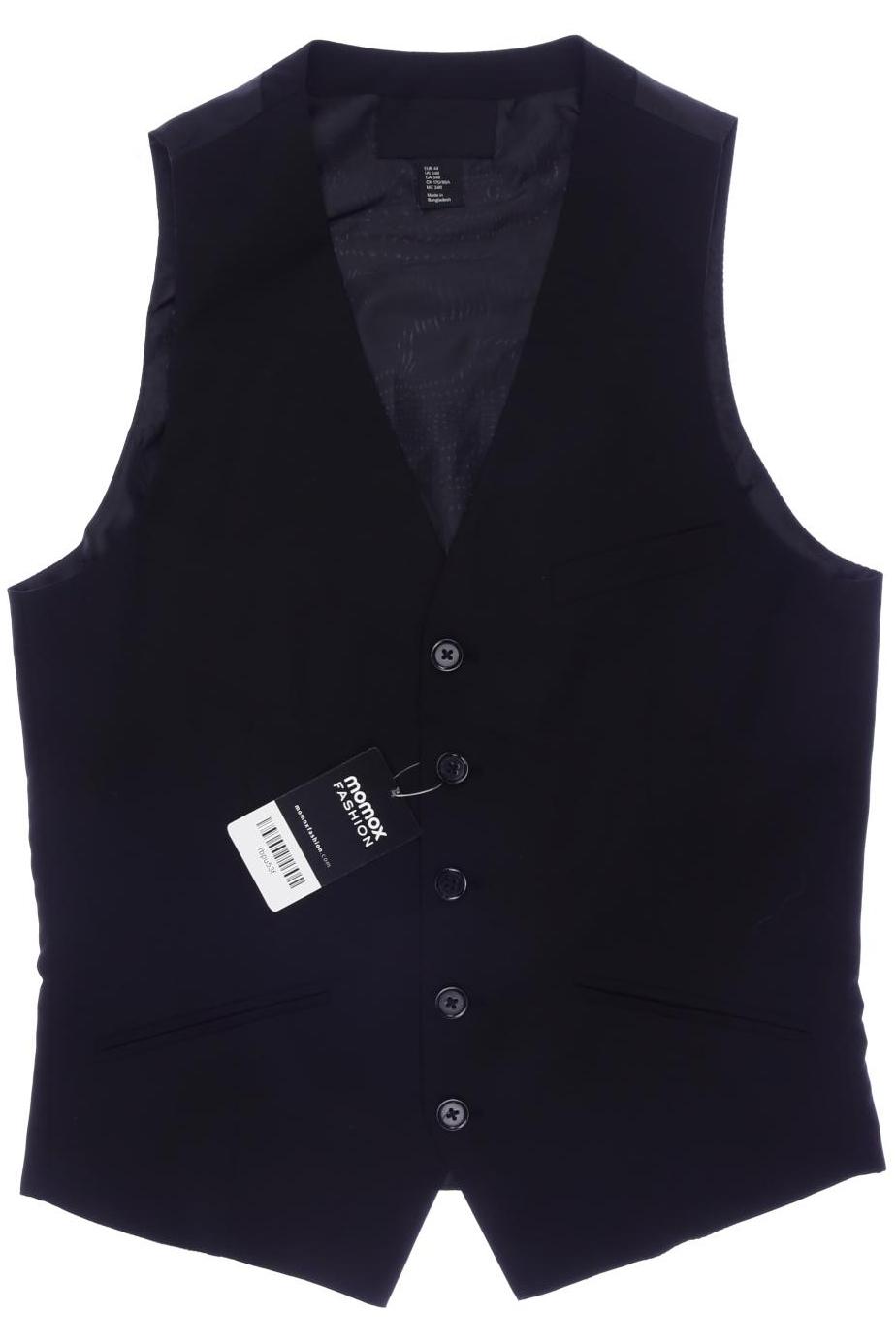 

H&M Herren Weste, schwarz, Gr. 44