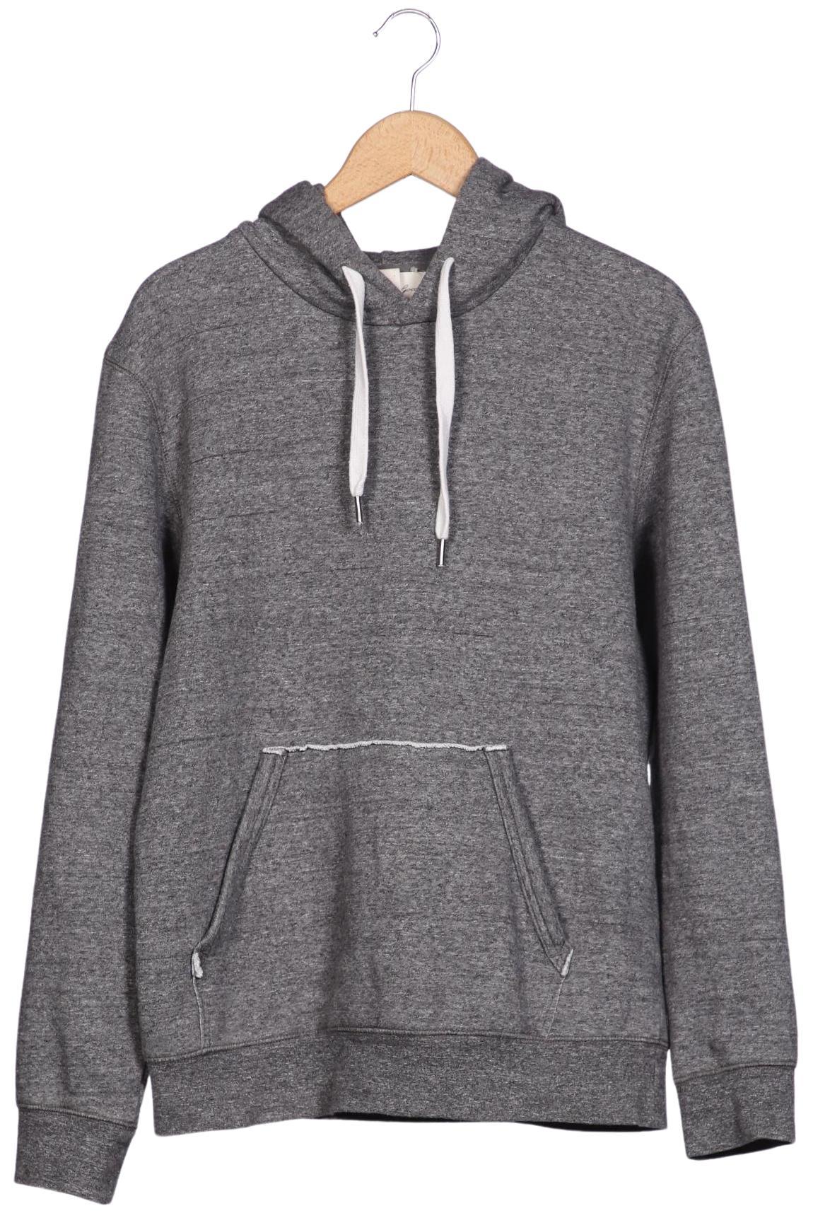 

H&M Herren Kapuzenpullover, grau, Gr. 48