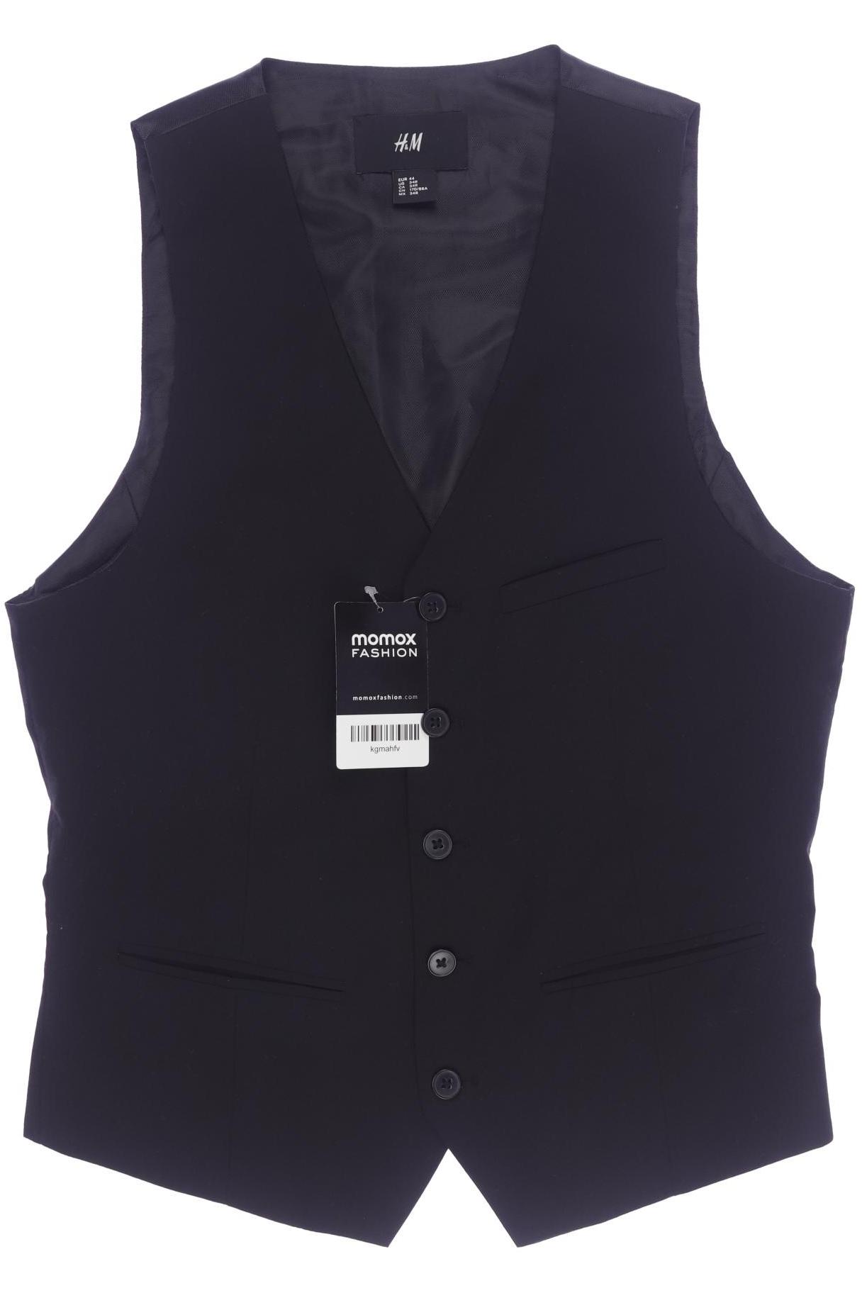 

H&M Herren Weste, schwarz, Gr. 44