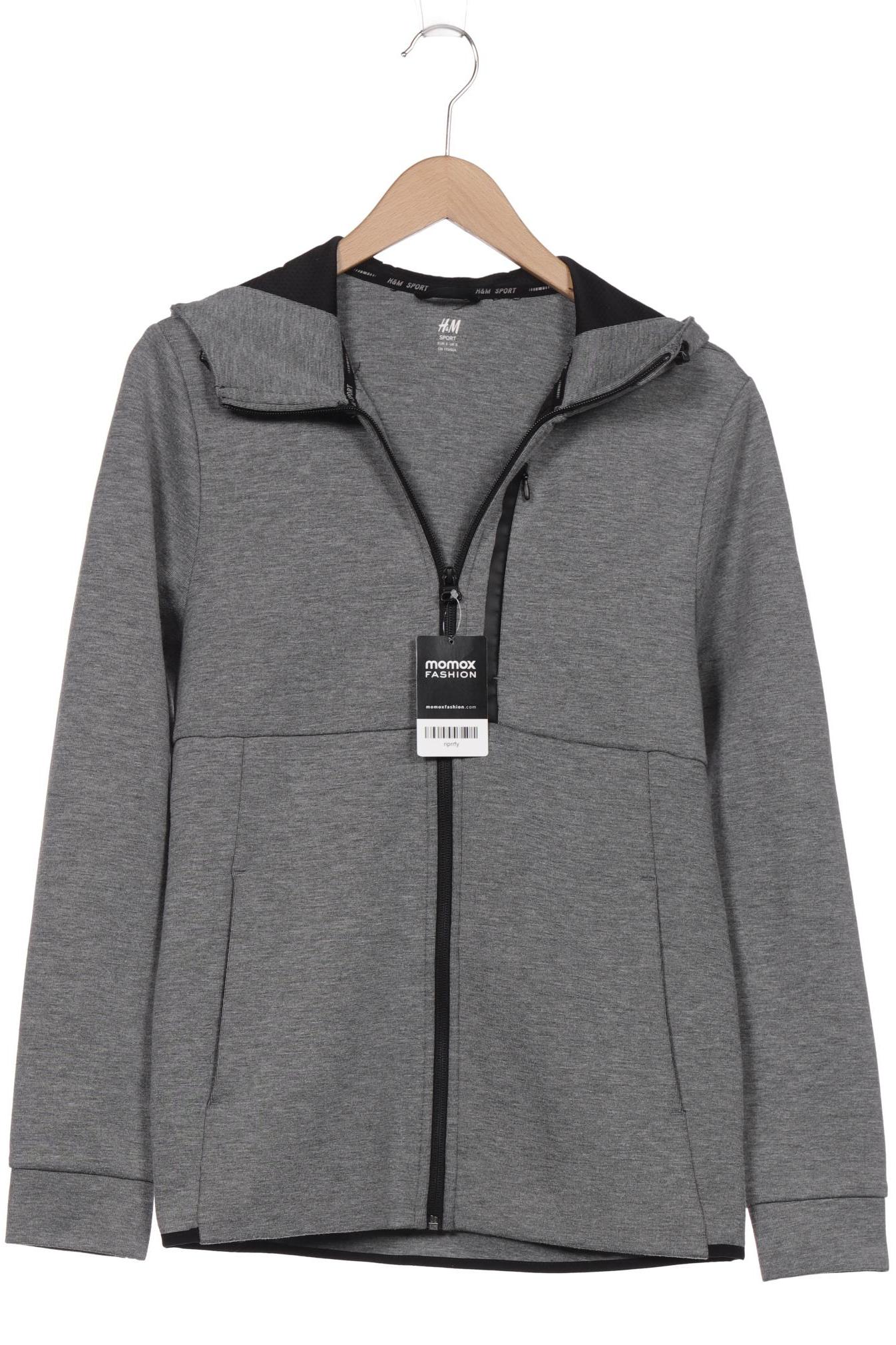 

H&M Herren Kapuzenpullover, grau