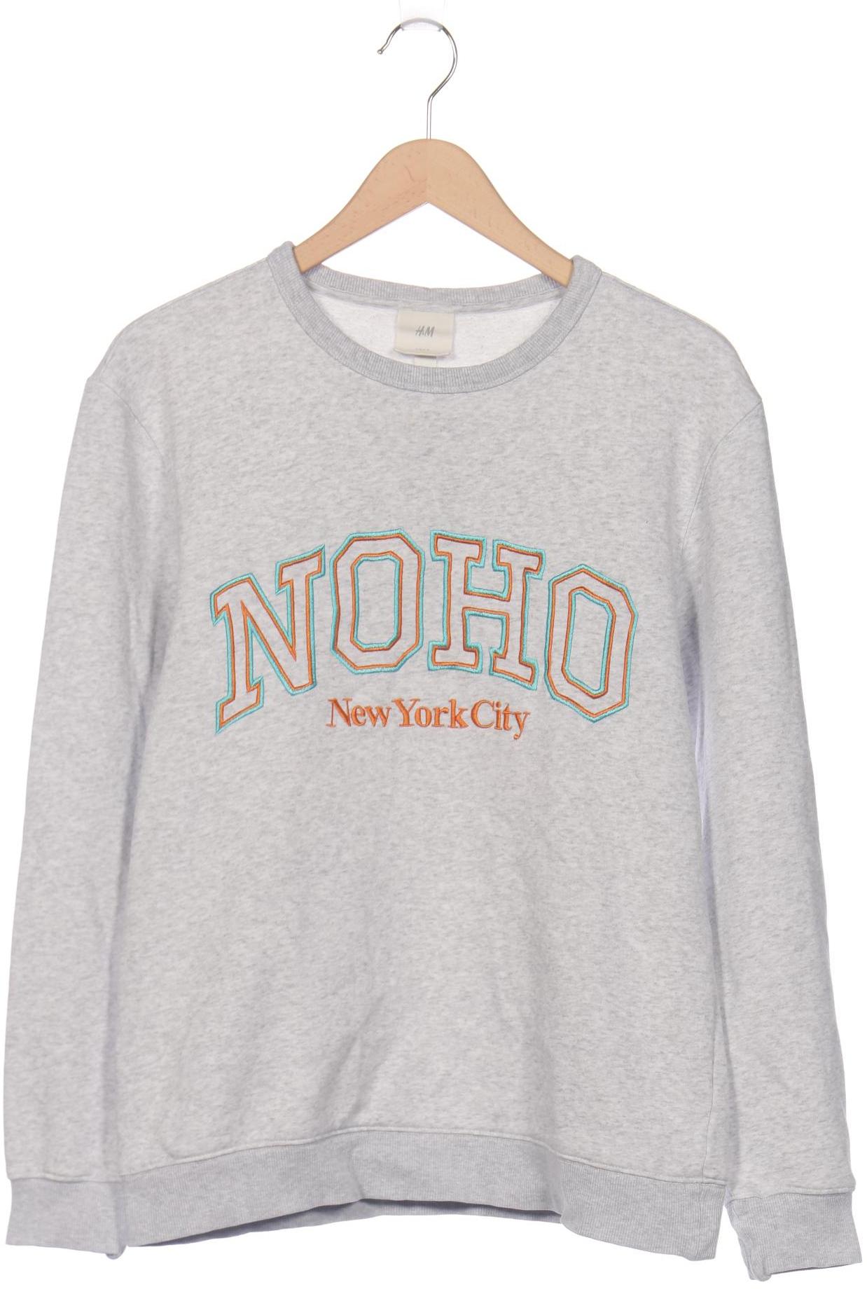 

H&M Herren Sweatshirt, grau, Gr. 46