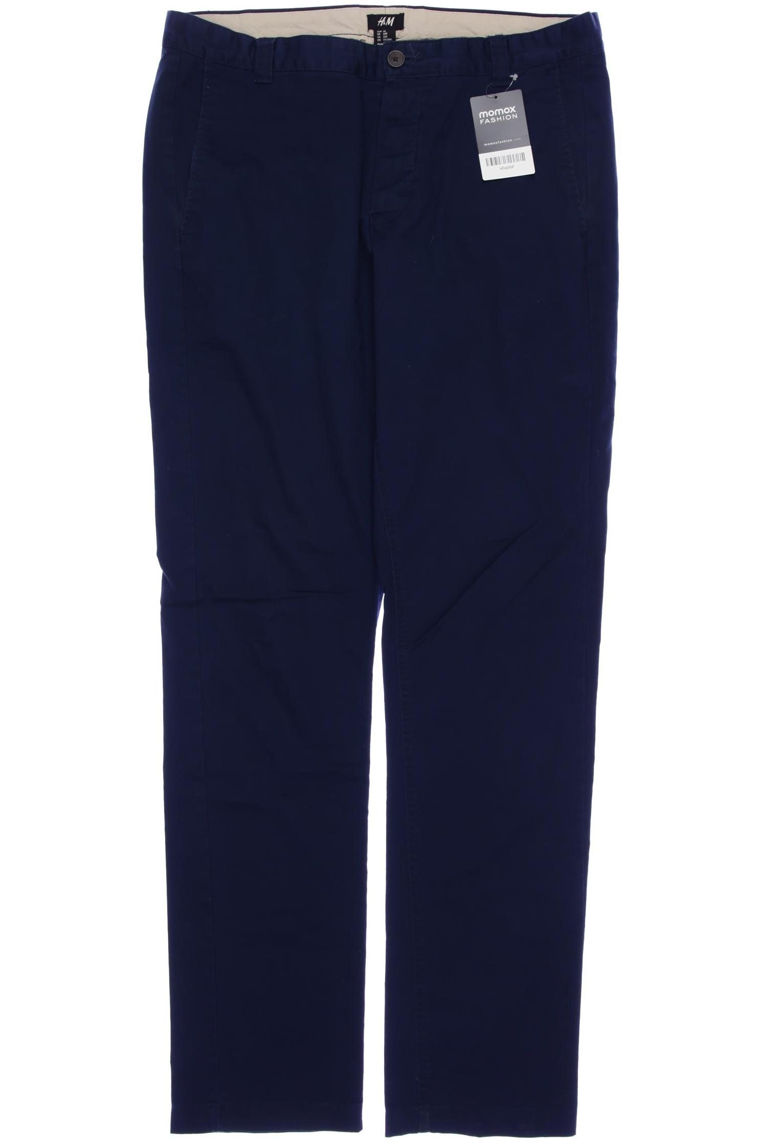 

H&M Herren Stoffhose, marineblau, Gr. 48