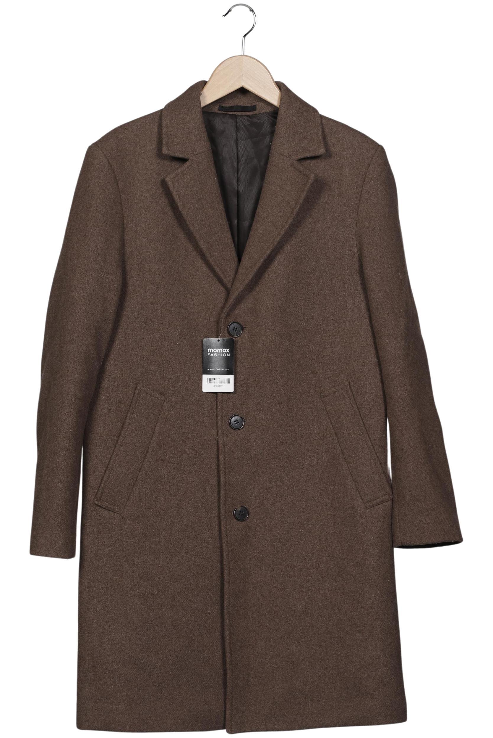

H&M Herren Mantel, braun, Gr. 48