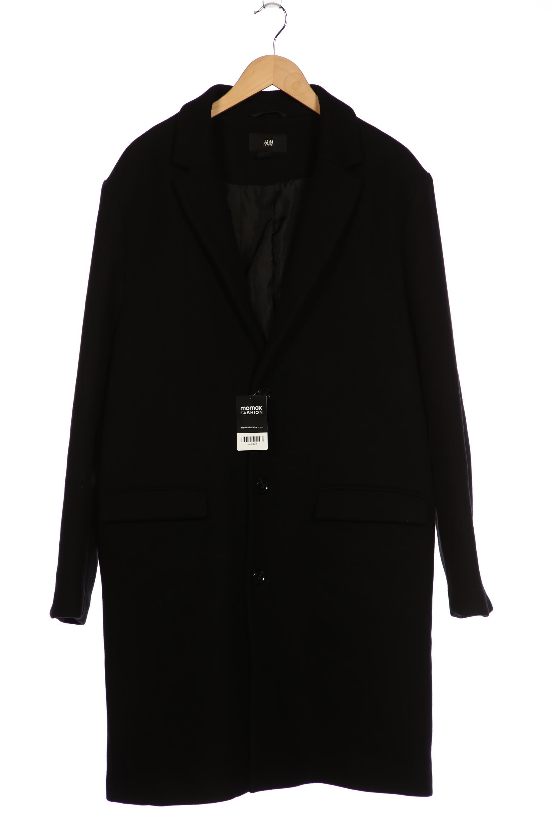 

H&M Herren Mantel, schwarz, Gr. 60