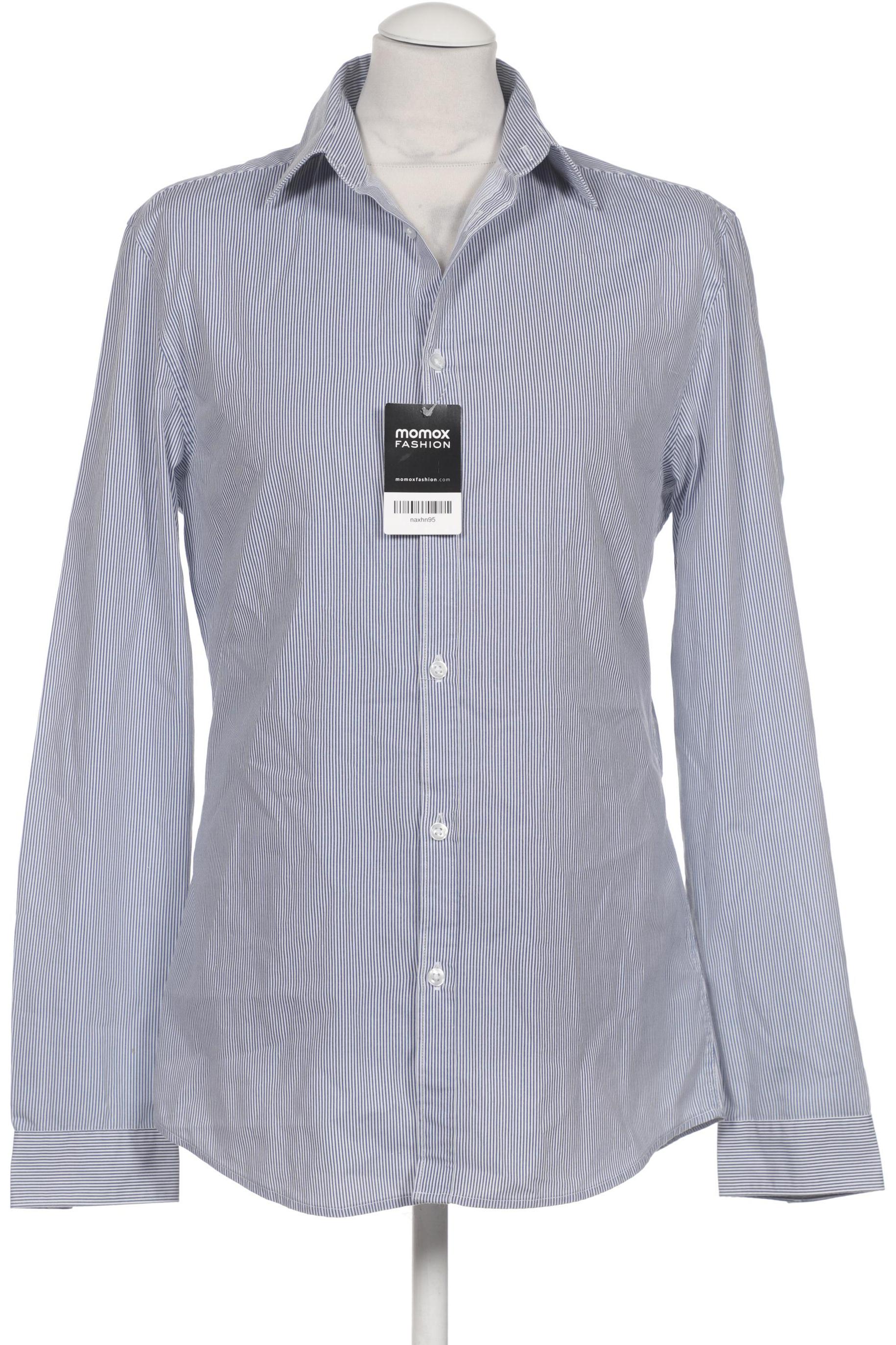 

H&M Herren Hemd, blau, Gr. 48