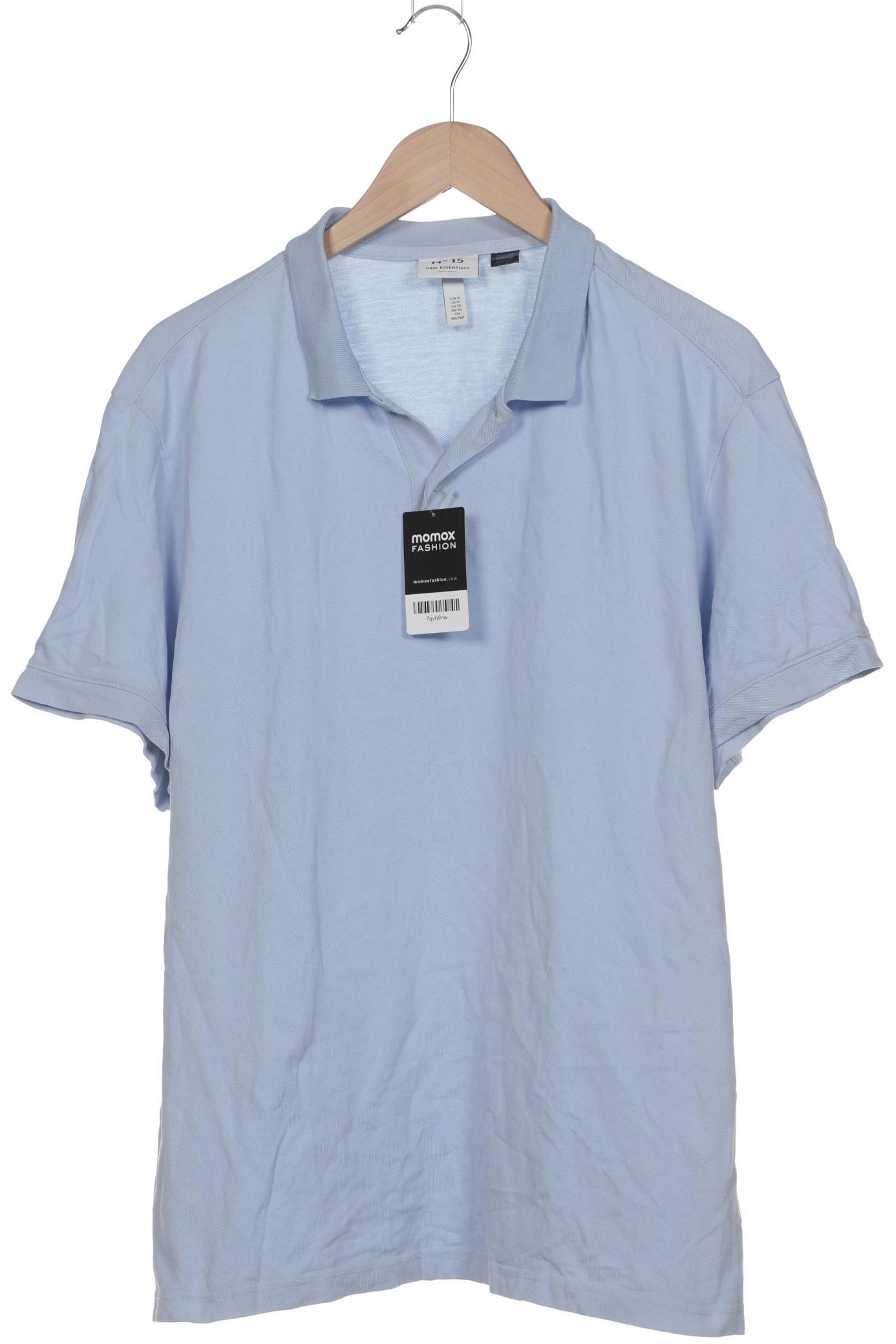 

H&M Herren Poloshirt, hellblau, Gr. 54