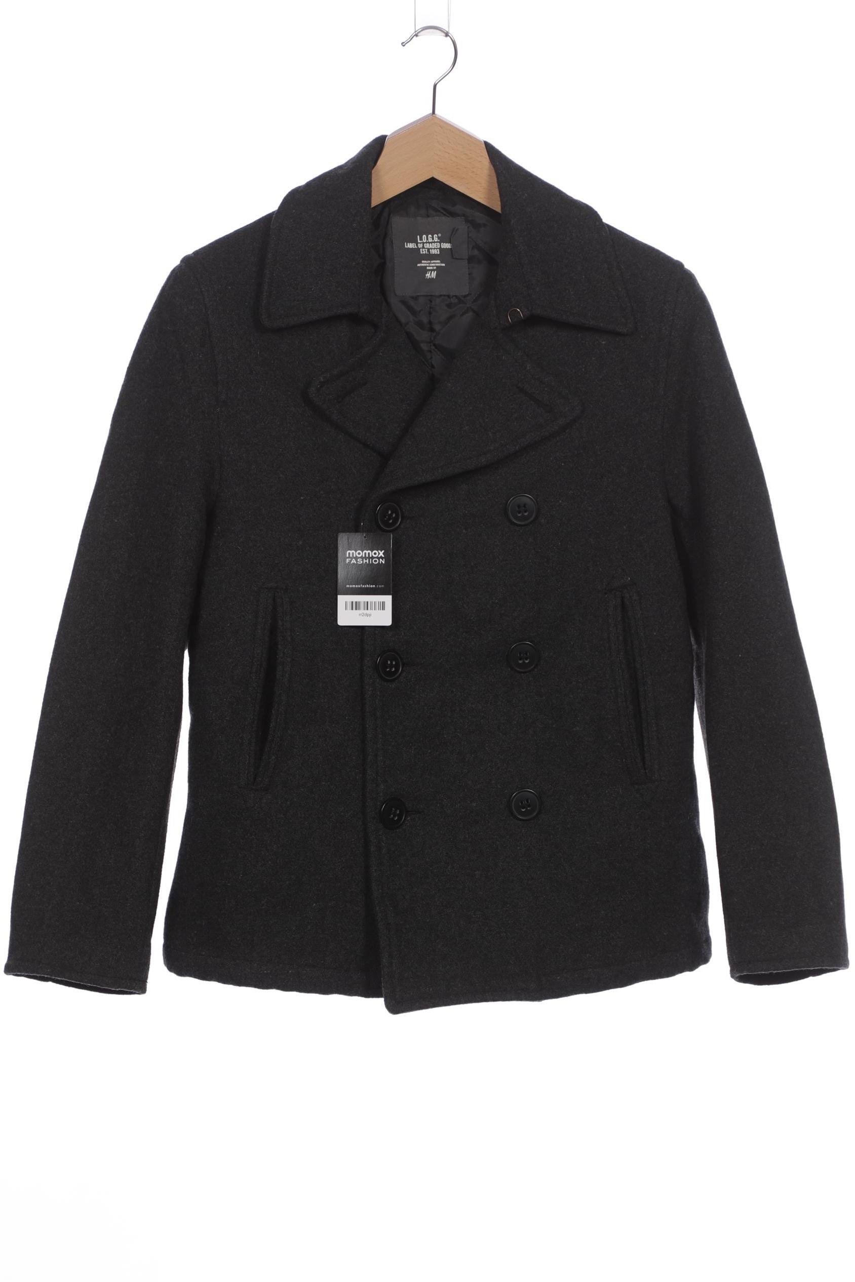 

H&M Herren Jacke, grau, Gr. 48