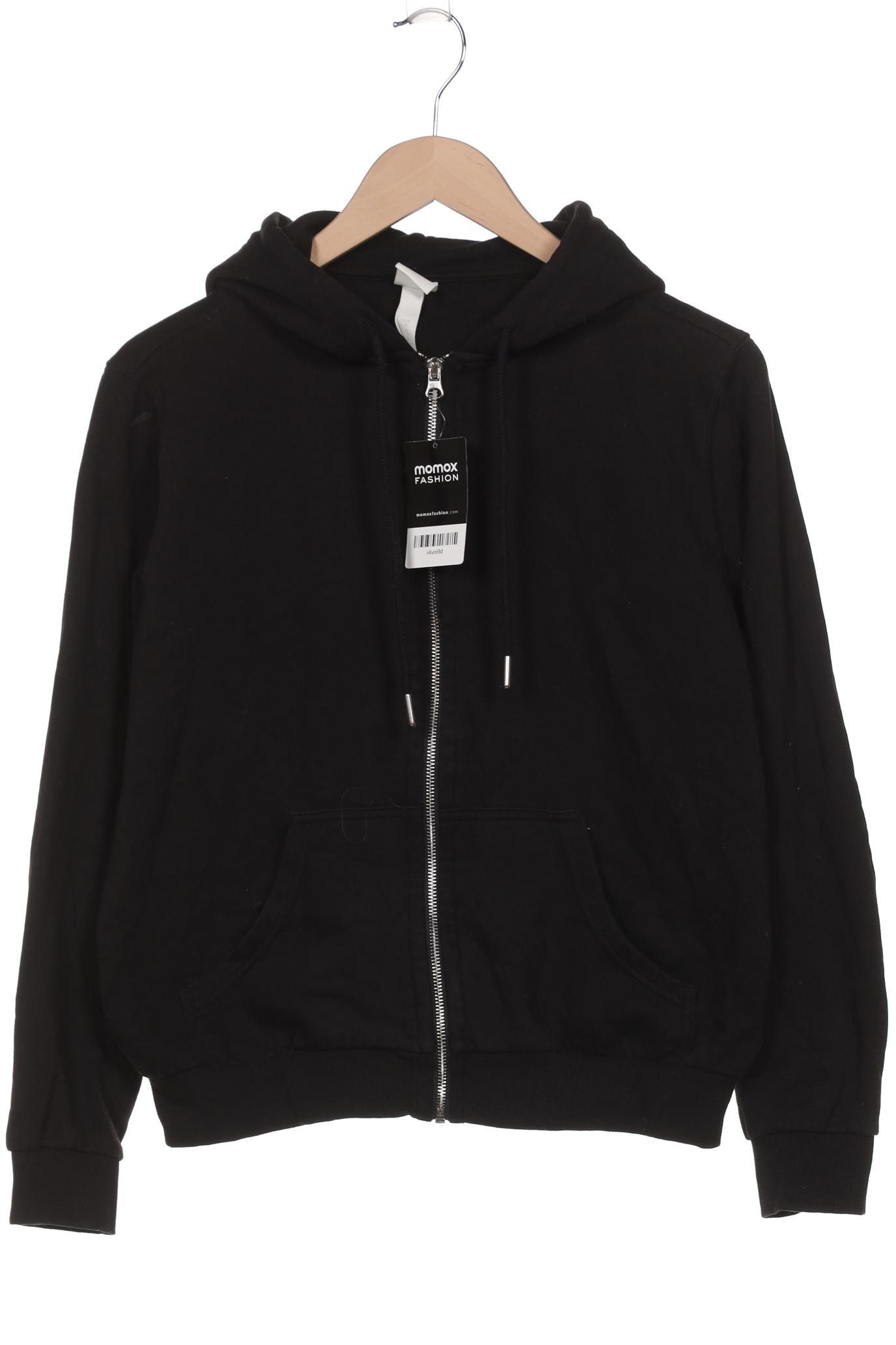 

H&M Herren Kapuzenpullover, schwarz, Gr. 48