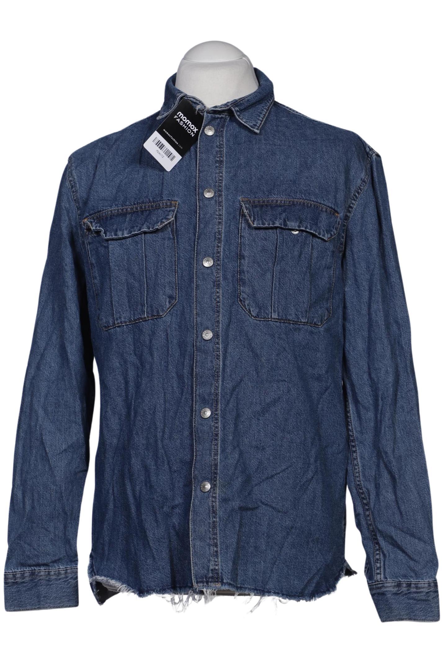 

H&M Herren Hemd, blau, Gr. 48