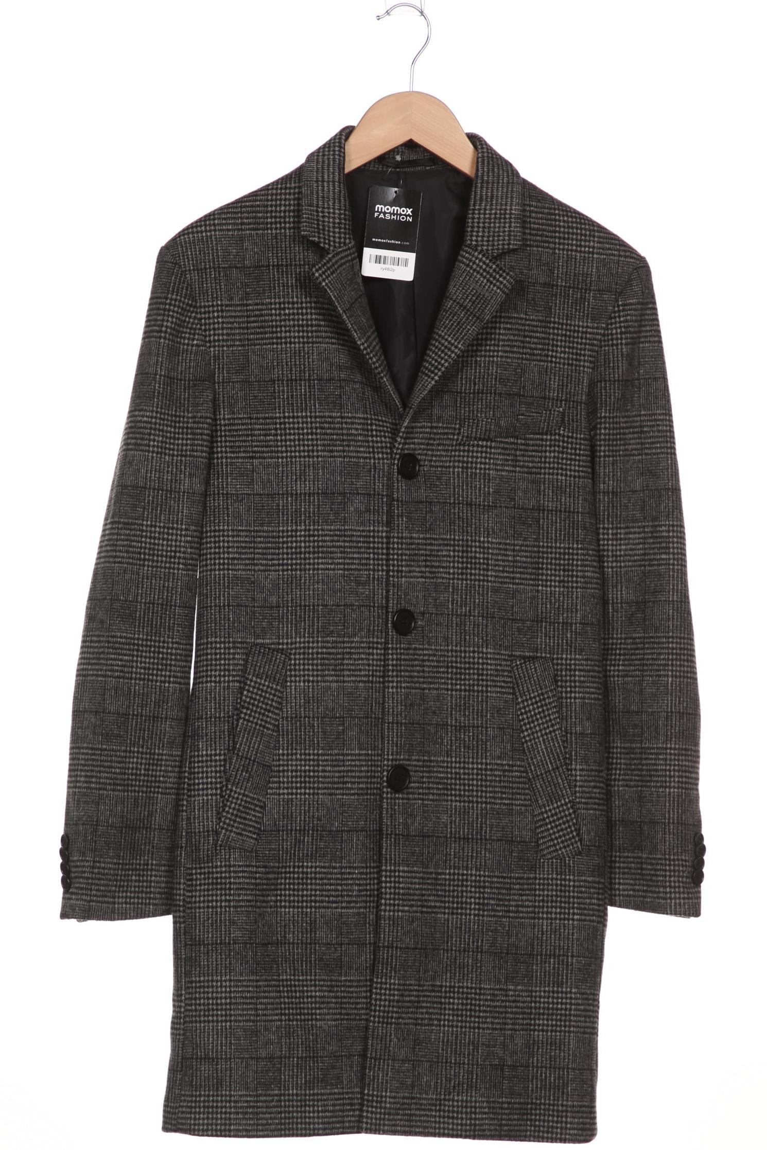 

H&M Herren Mantel, grau, Gr. 46