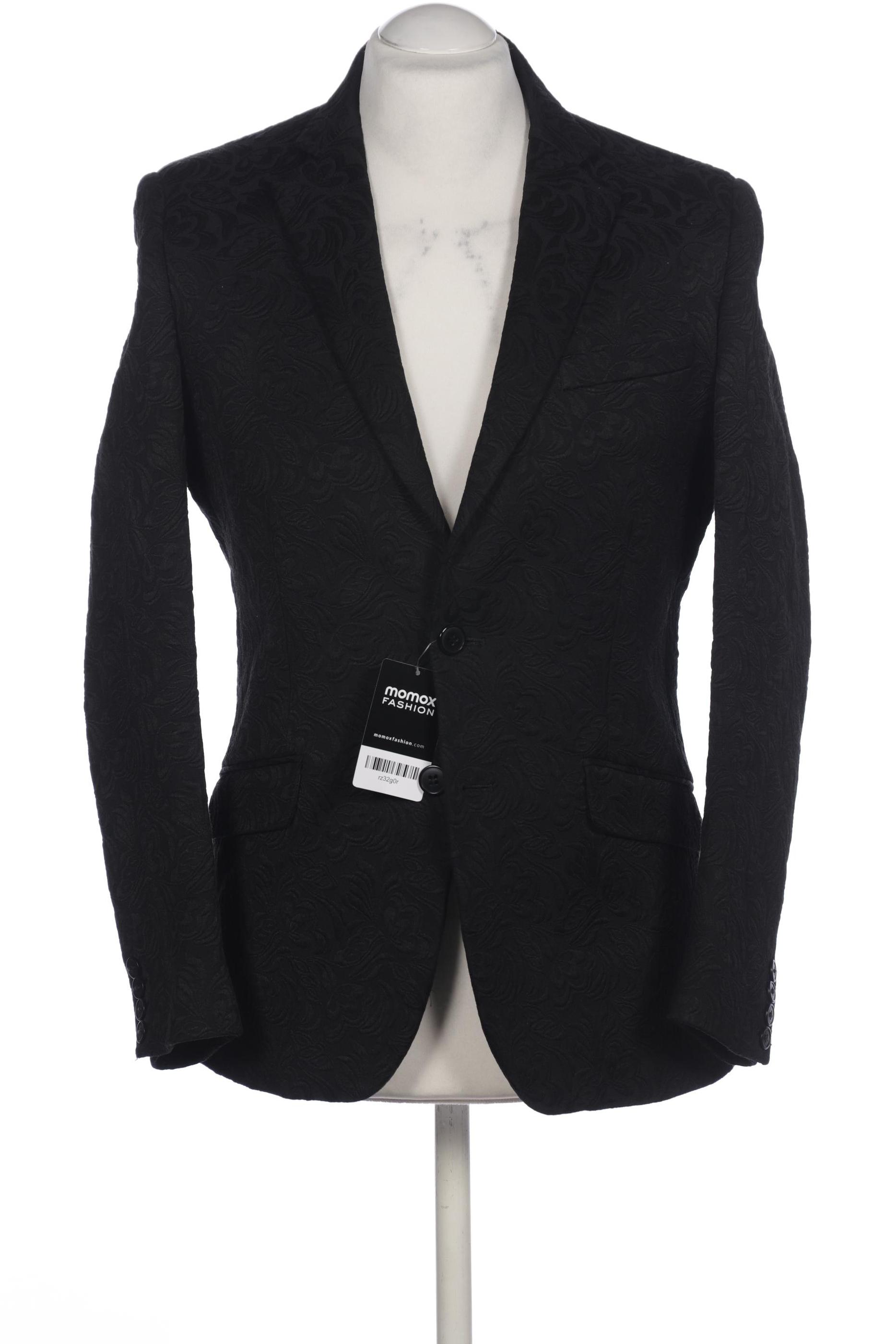 

H&M Herren Sakko, schwarz, Gr. 48