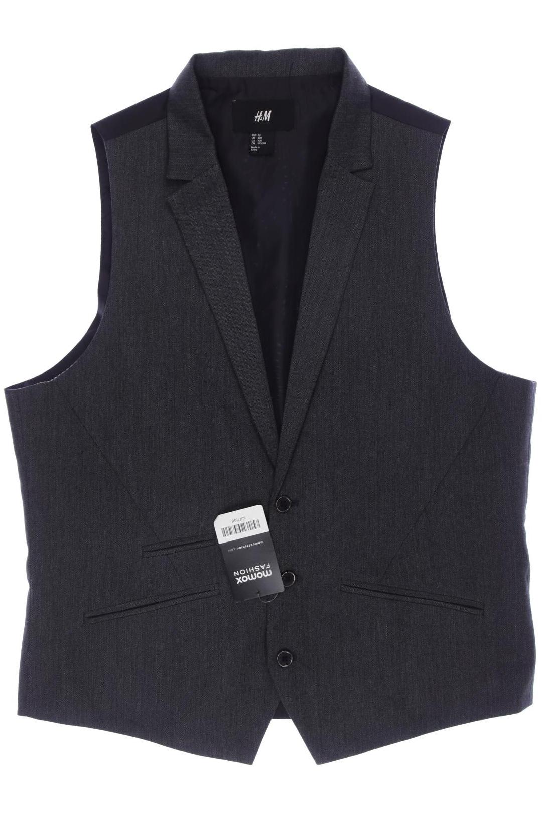 

H&M Herren Weste, grau, Gr. 52