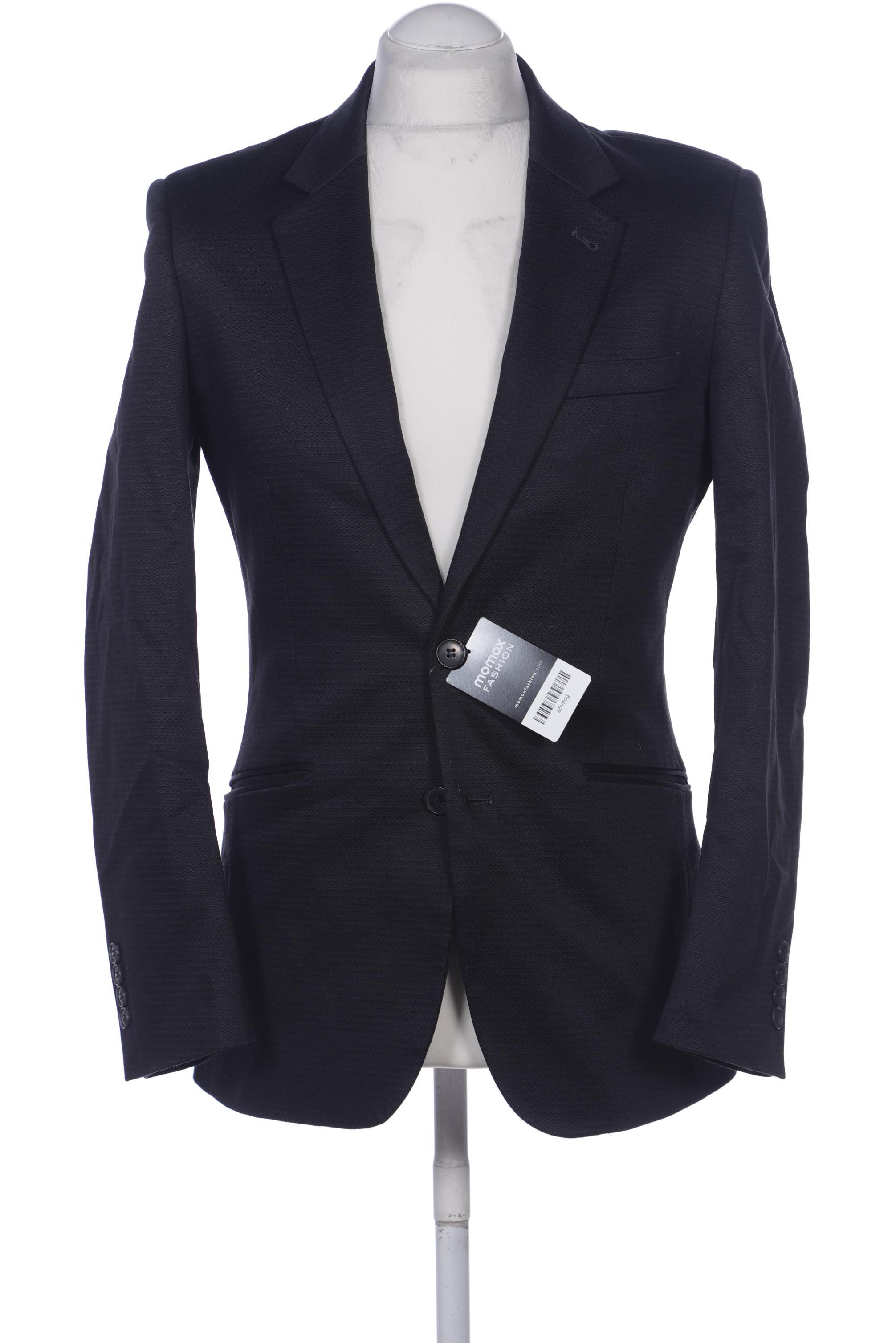 

H&M Herren Sakko, schwarz, Gr. 46