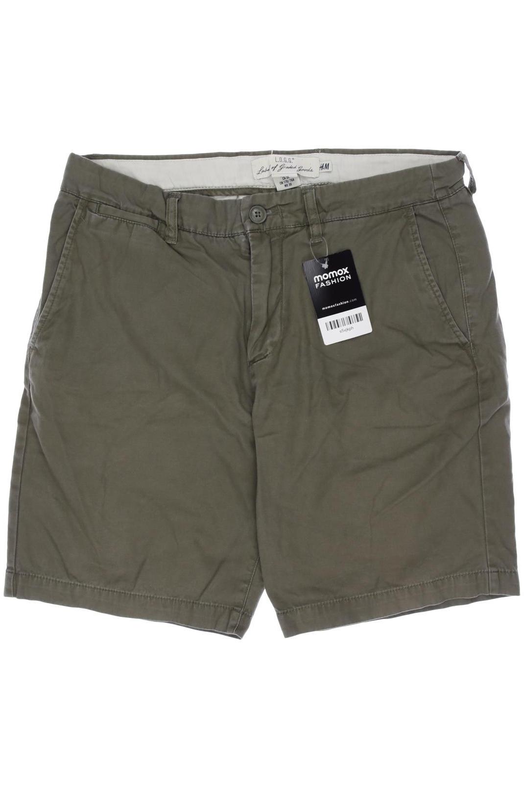 

H&M Herren Shorts, grün, Gr. 46