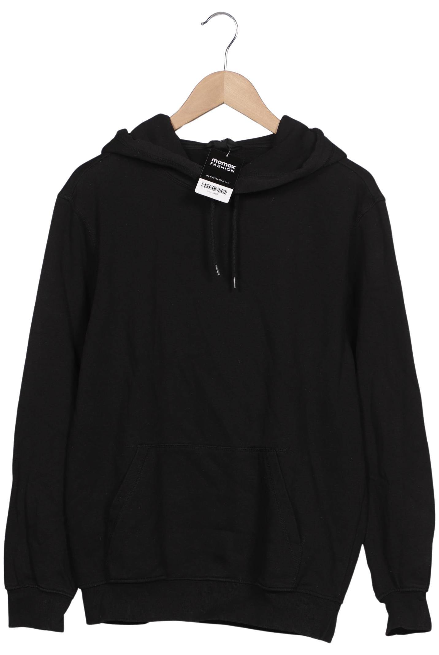 

H&M Herren Kapuzenpullover, schwarz, Gr. 46