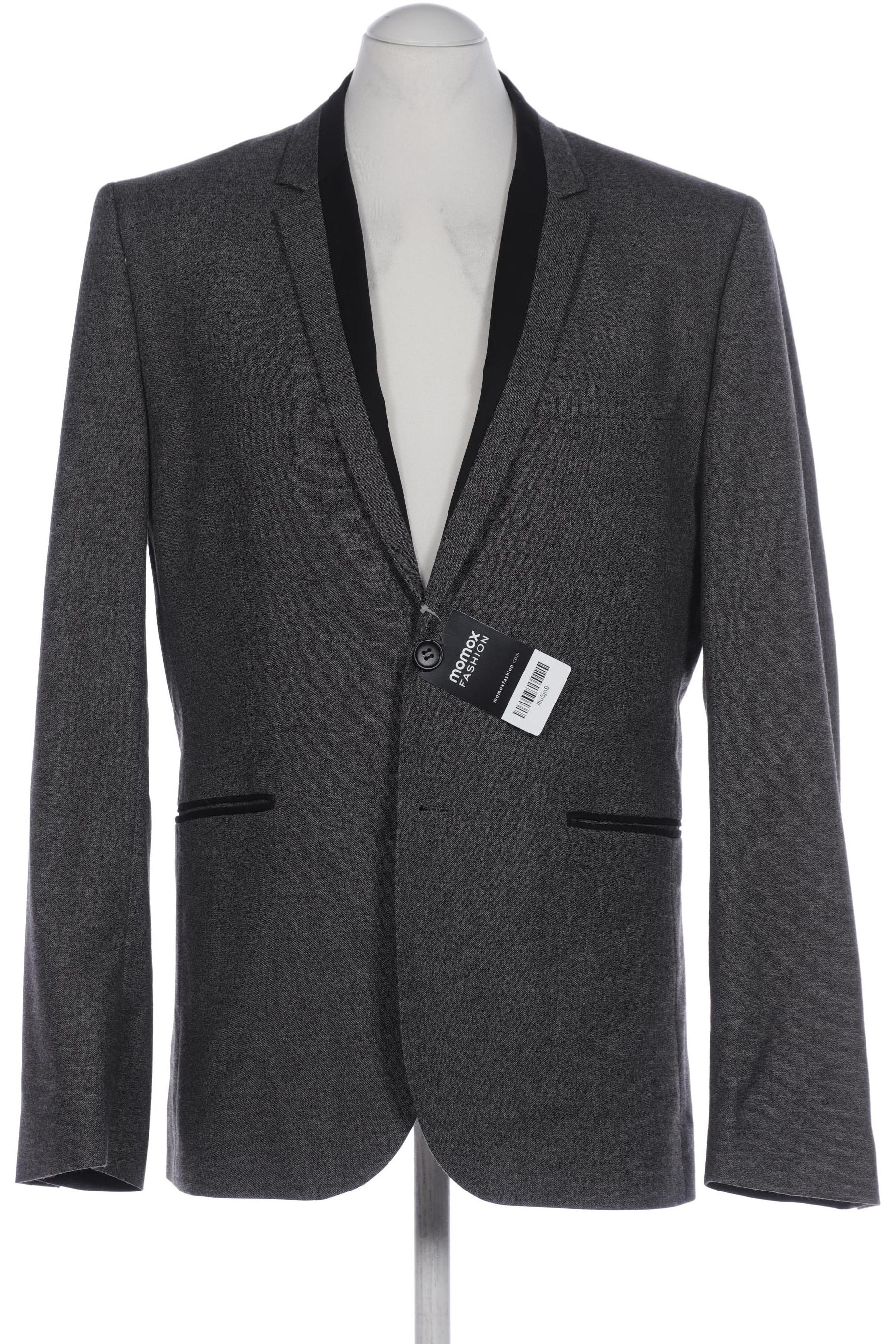 

H&M Herren Sakko, grau, Gr. 52