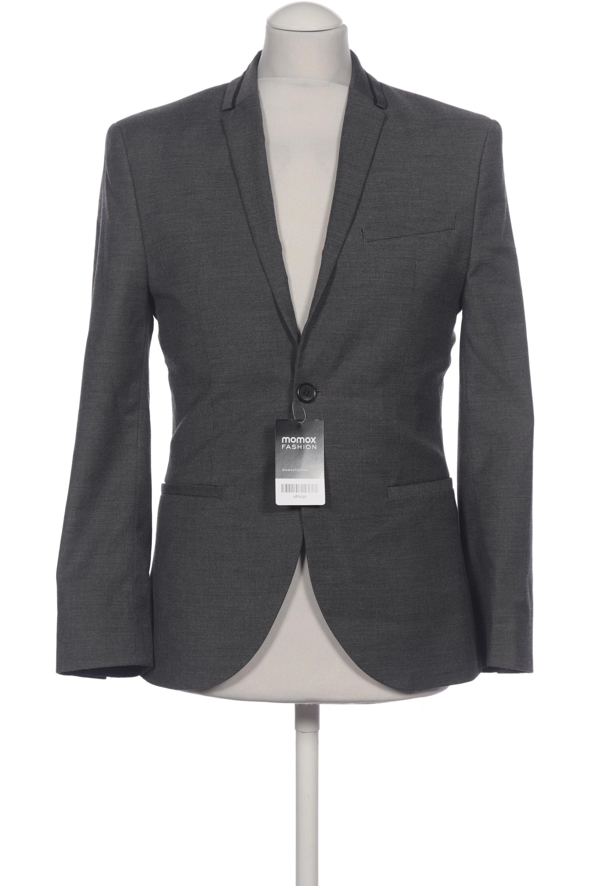 

H&M Herren Sakko, grau, Gr. 46