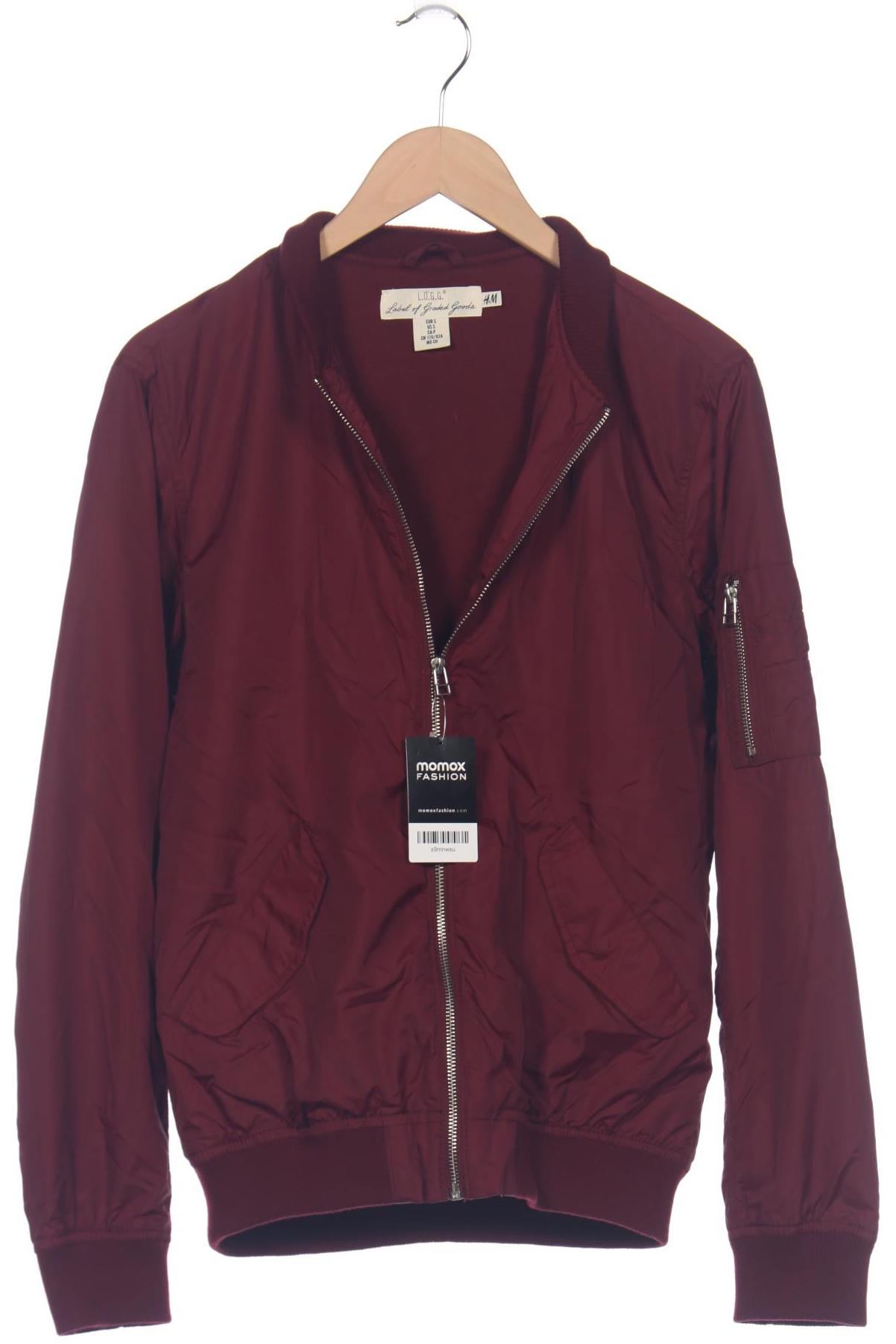 

H&M Herren Jacke, bordeaux, Gr. 46