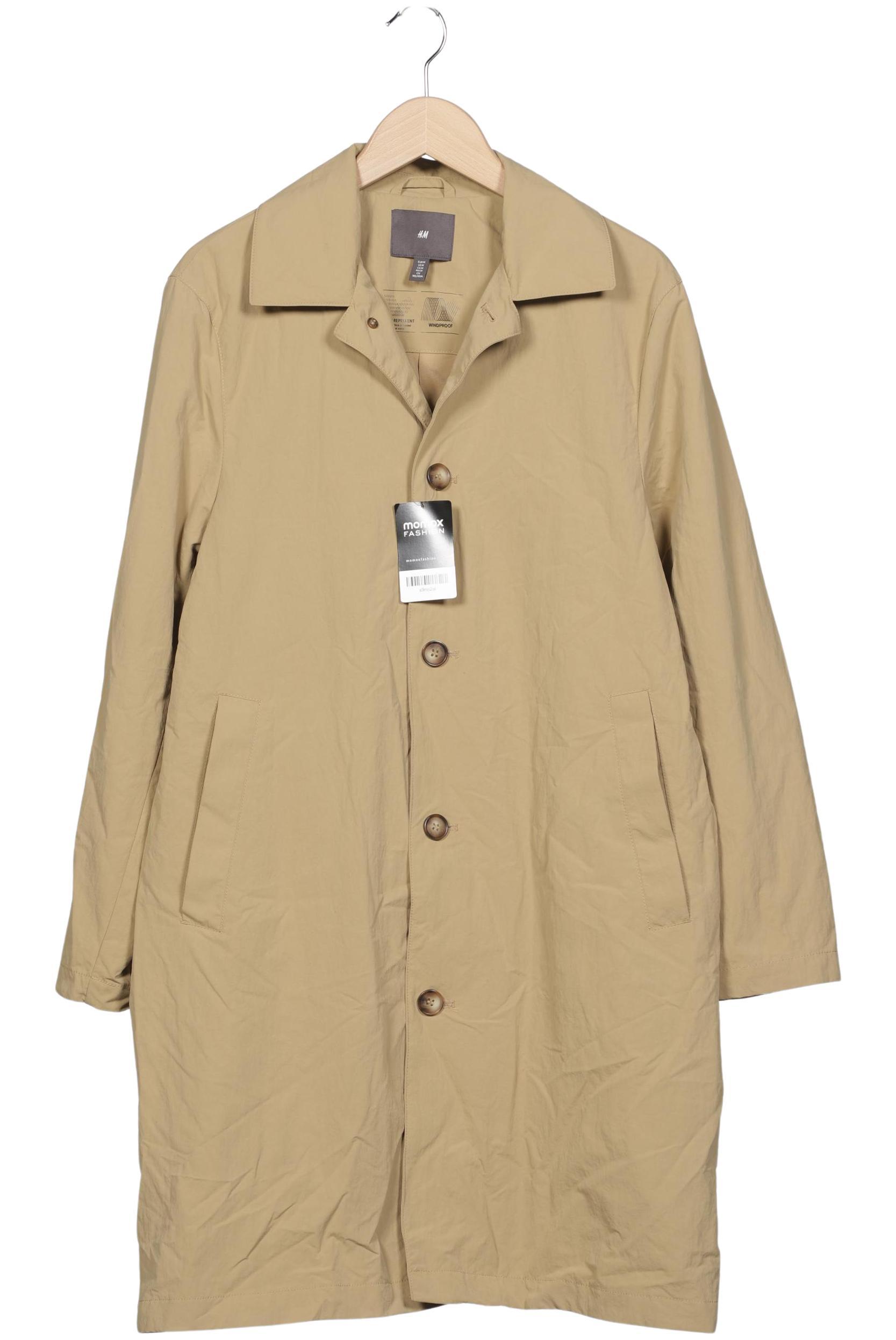 

H&M Herren Mantel, beige, Gr. 48