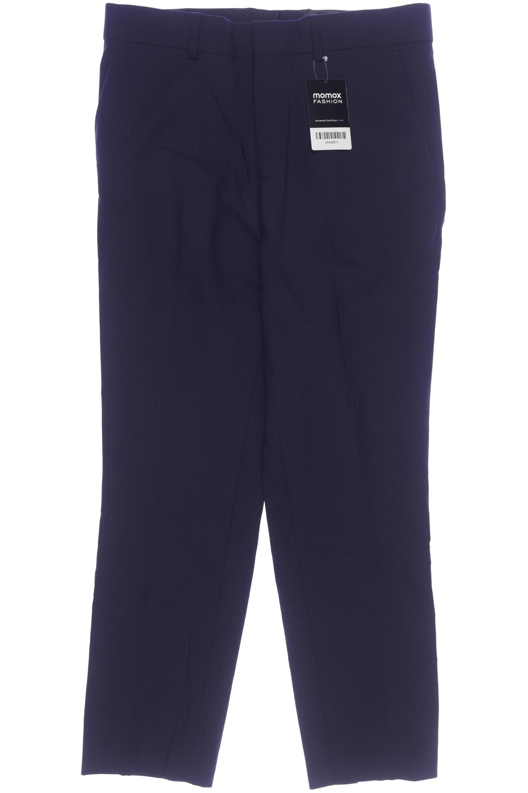 

H&M Herren Stoffhose, marineblau, Gr. 33