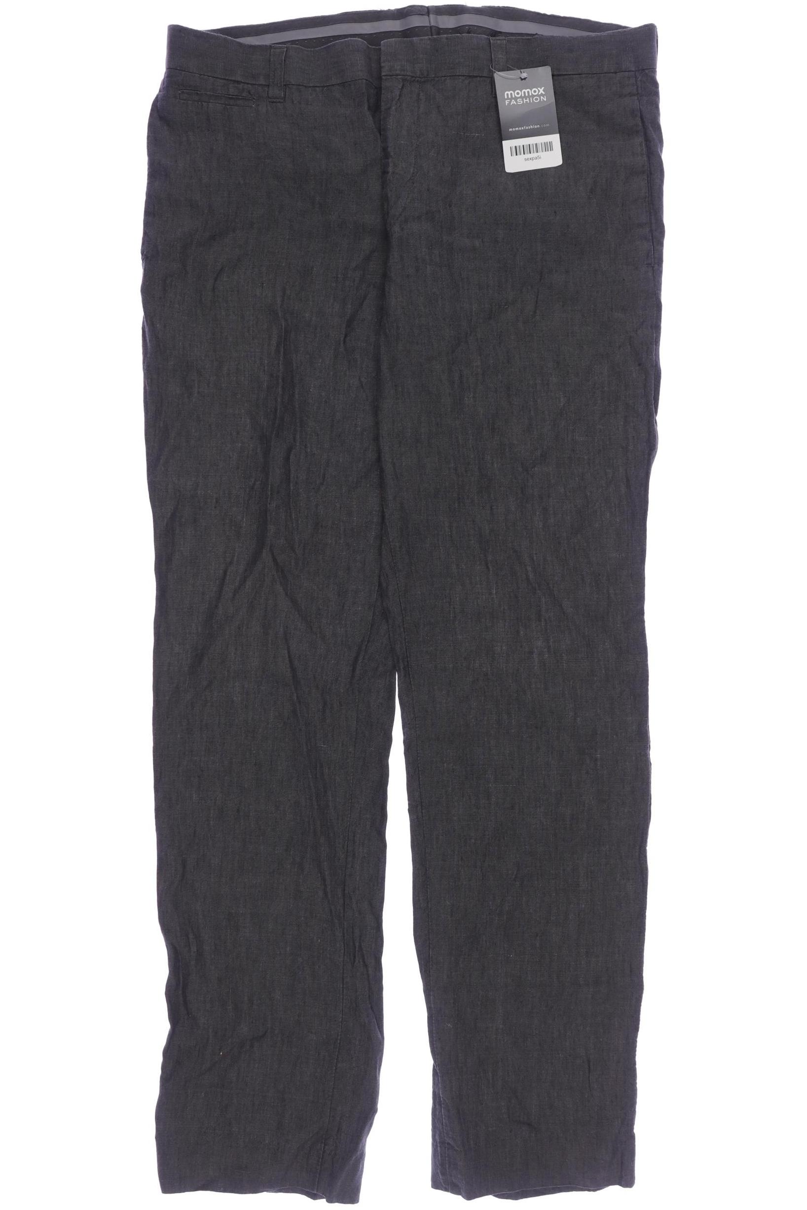 

H&M Herren Stoffhose, grau, Gr. 52