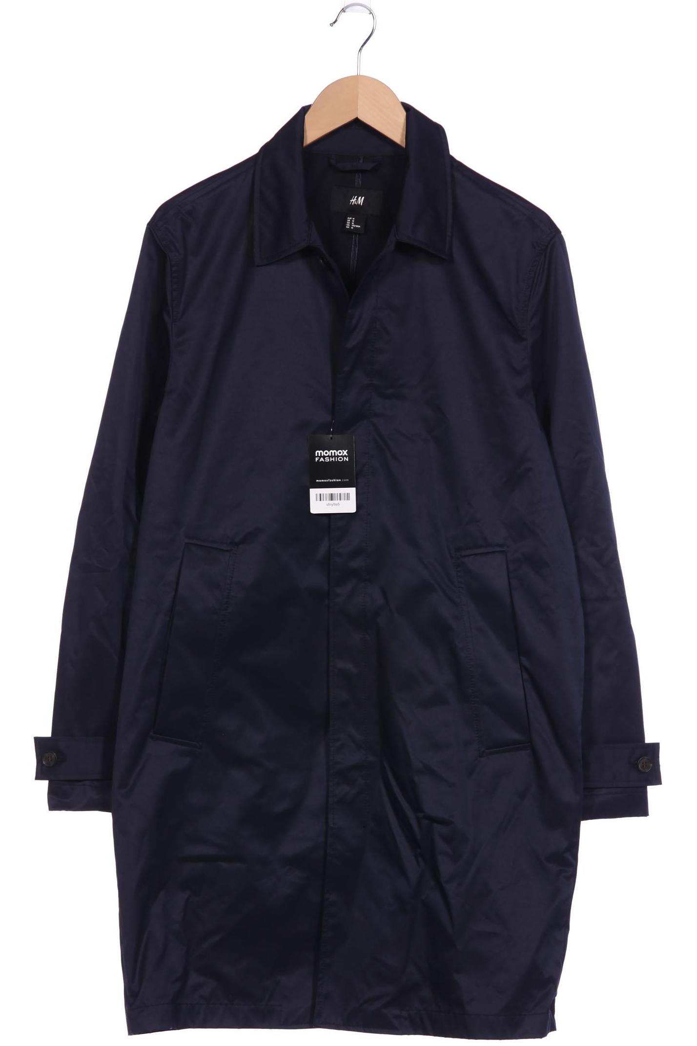 

H&M Herren Mantel, marineblau