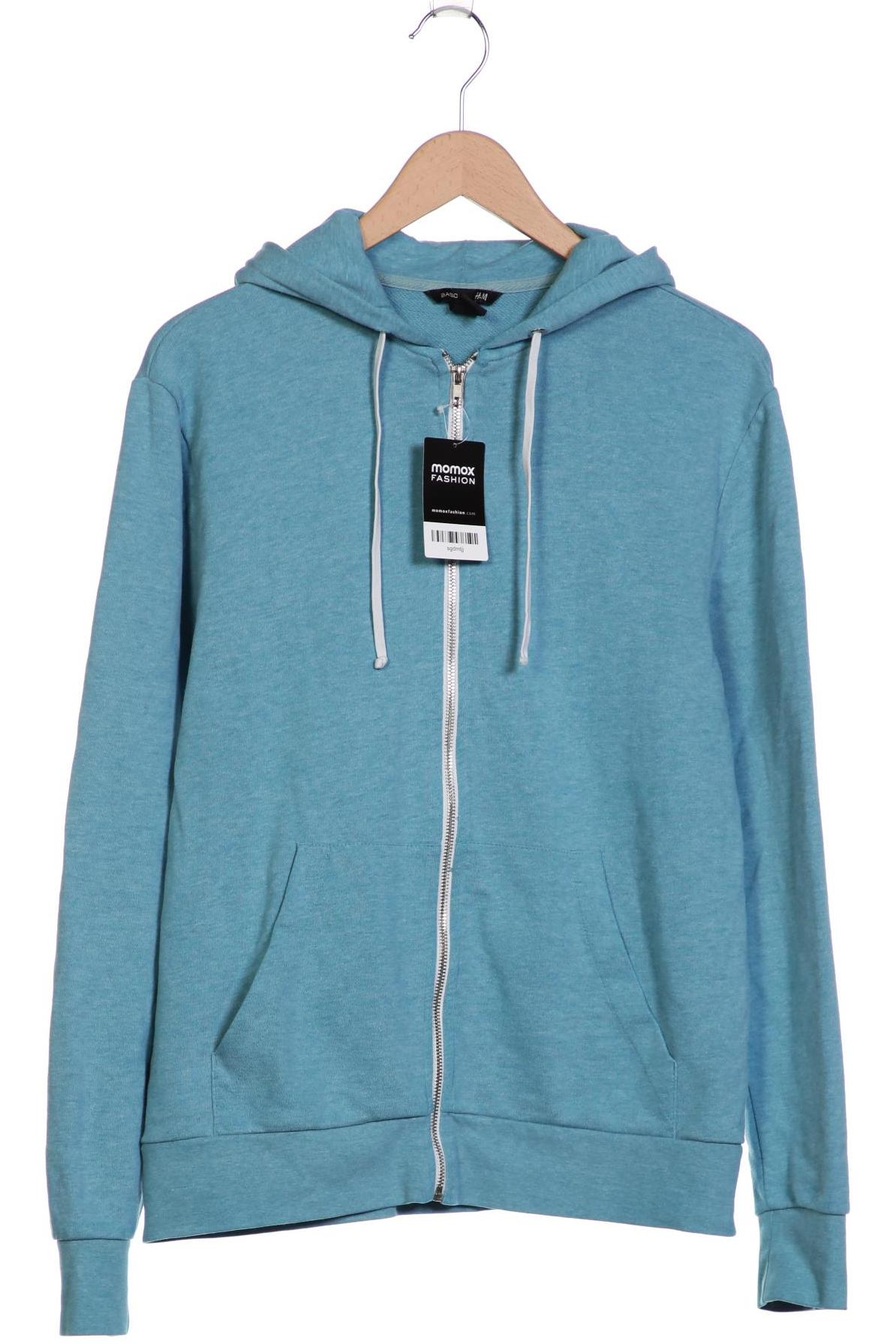 

H&M Herren Kapuzenpullover, hellblau, Gr. 48