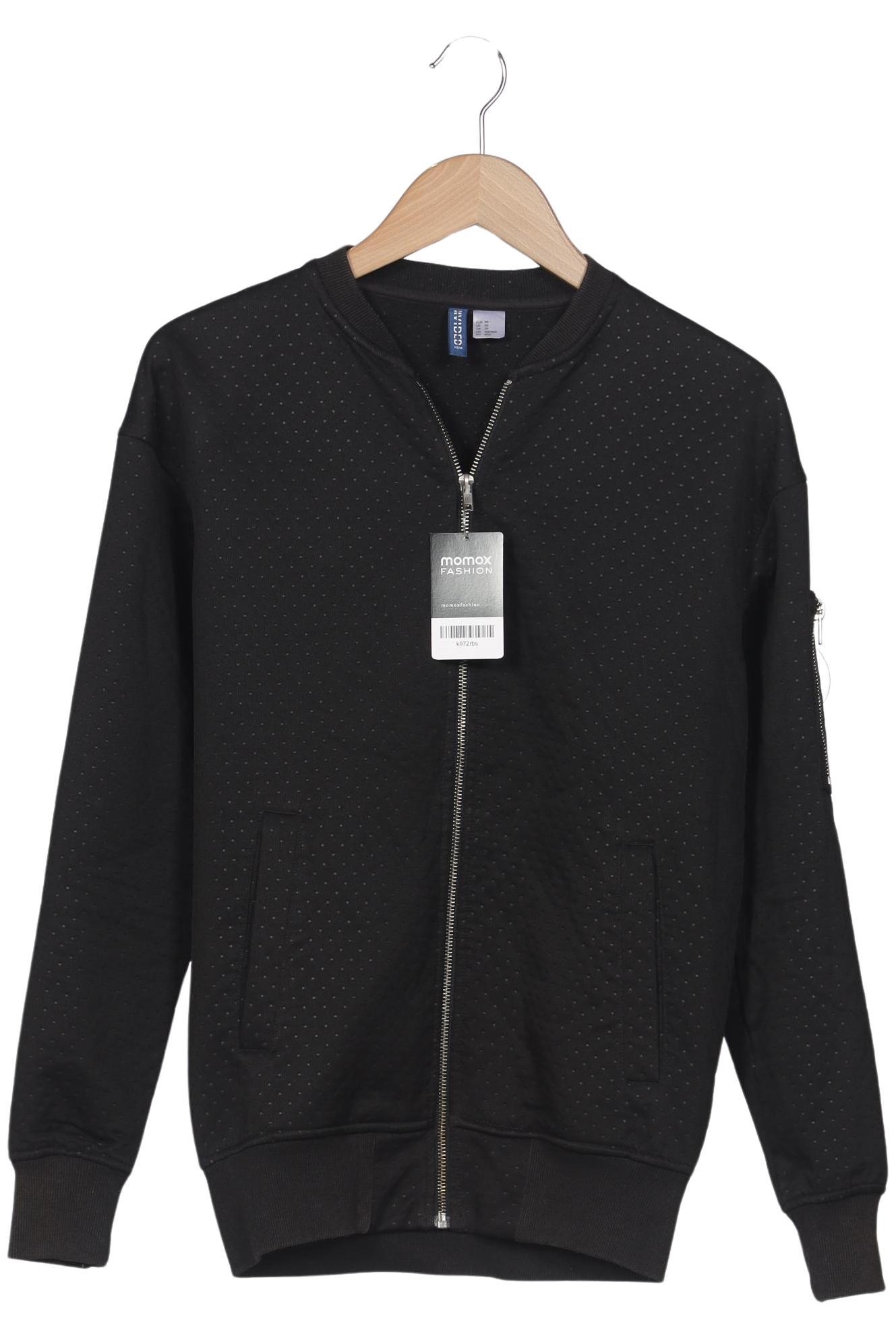 

H&M Herren Sweatshirt, schwarz, Gr. 44