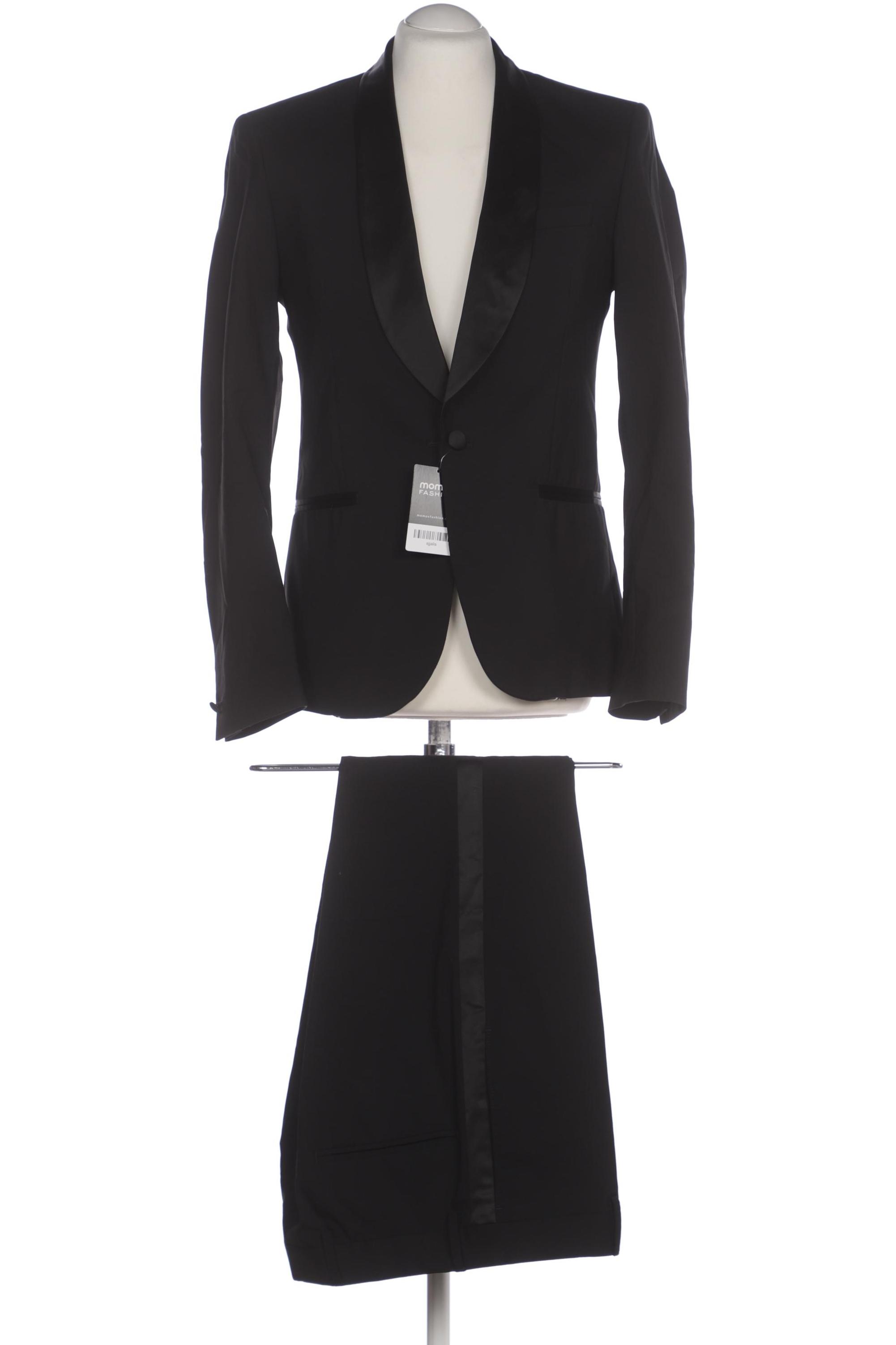 

H&M Herren Anzug, schwarz, Gr. 48