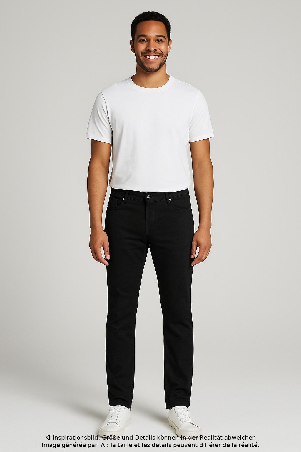 

H&M Herren Jeans, schwarz, Gr. 32