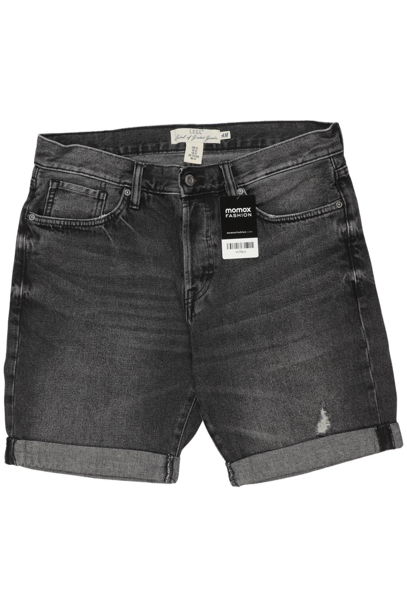 

H&M Herren Shorts, grau, Gr. 32