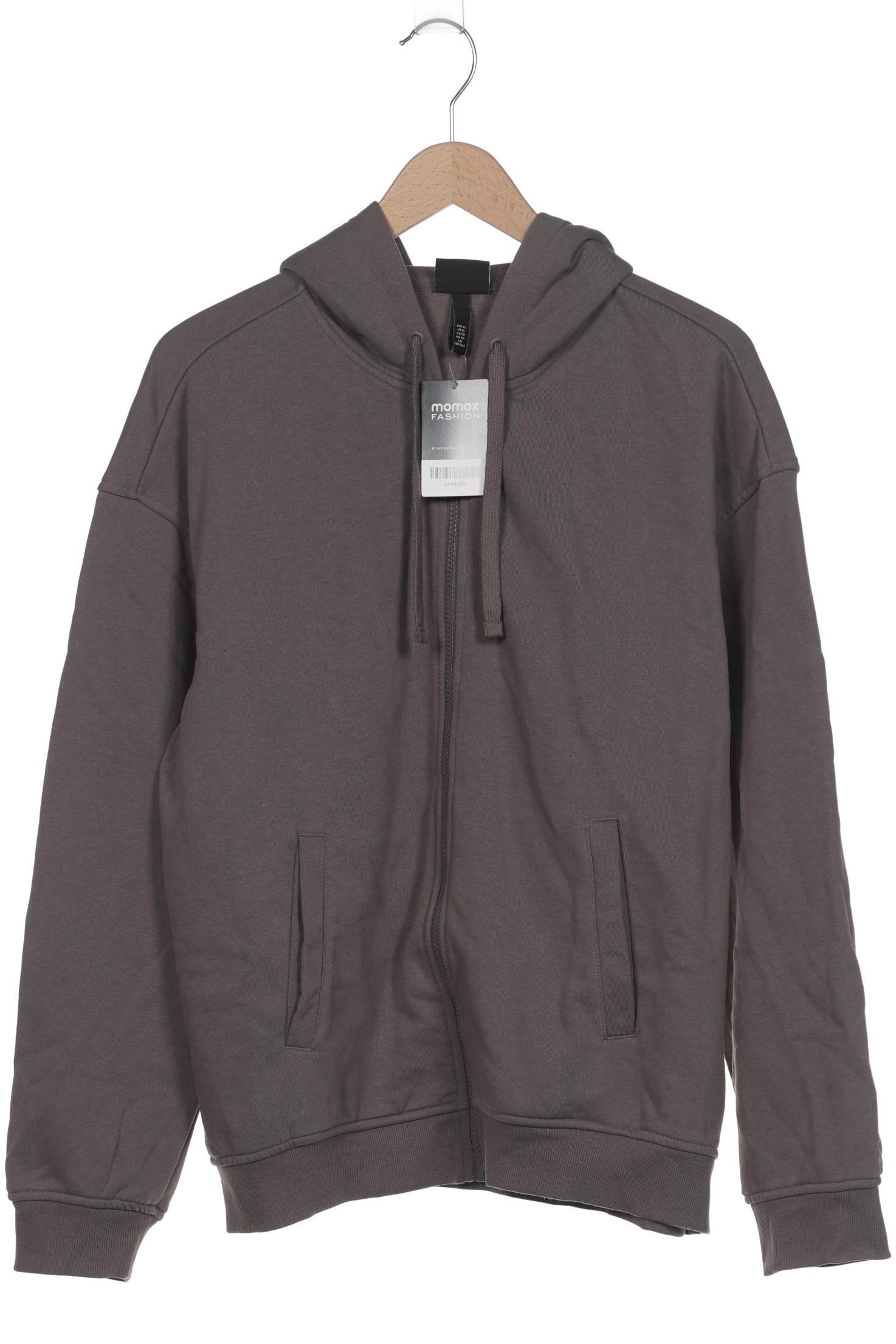 

H&M Herren Kapuzenpullover, grau, Gr. 54