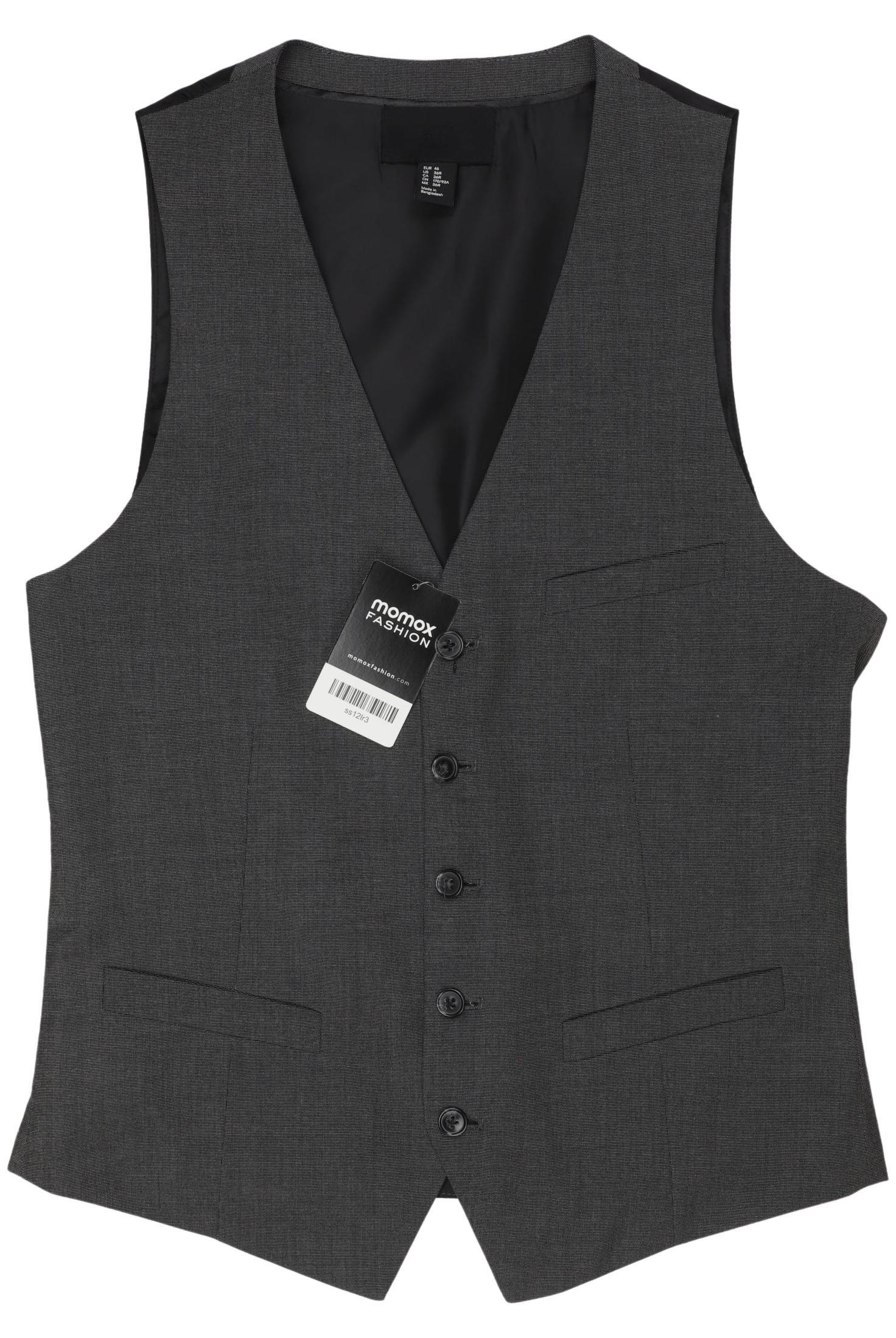 

H&M Herren Weste, grau, Gr. 46