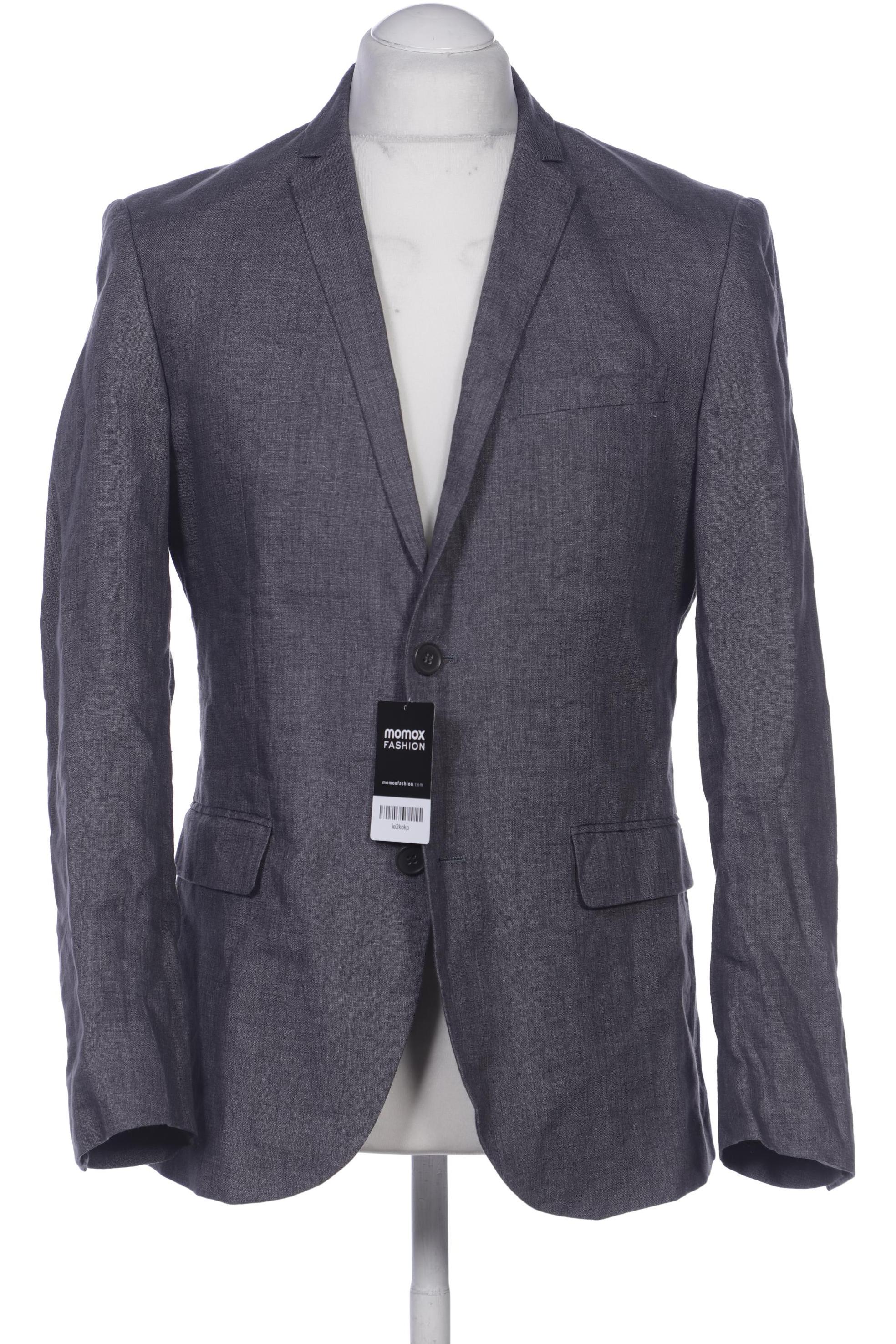 

H&M Herren Sakko, grau, Gr. 48