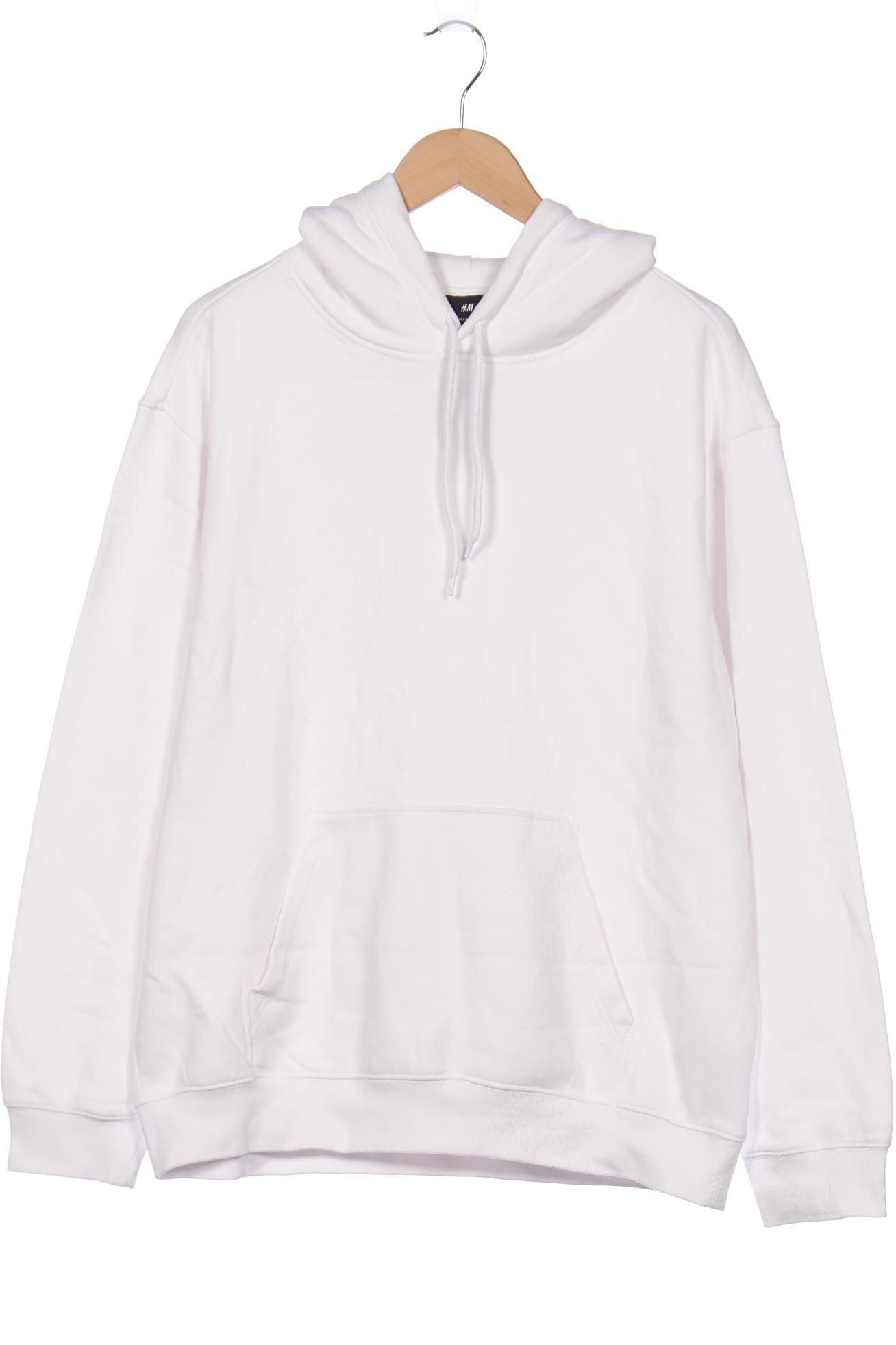 

H&M Herren Kapuzenpullover, weiß