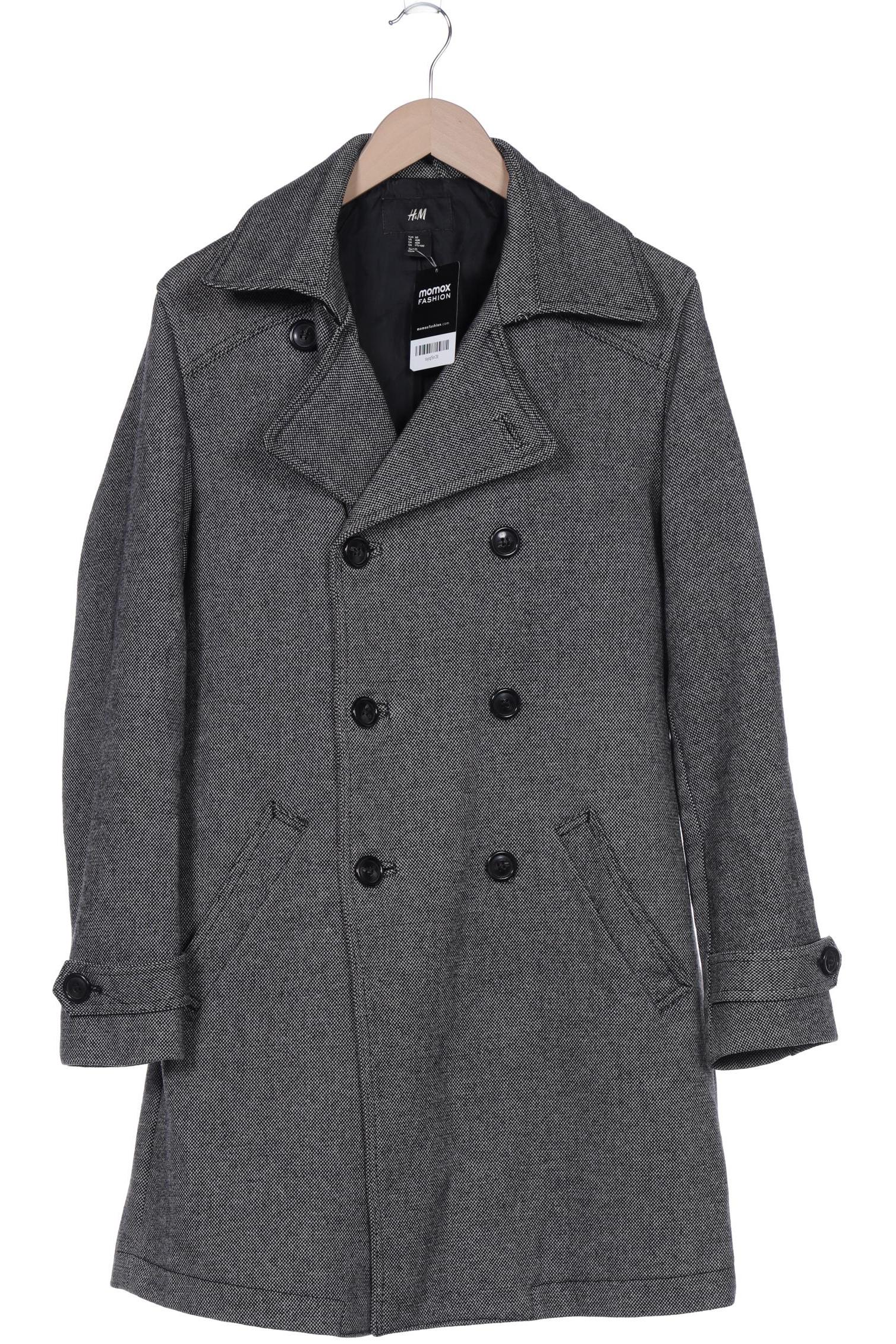 

H&M Herren Mantel, grau