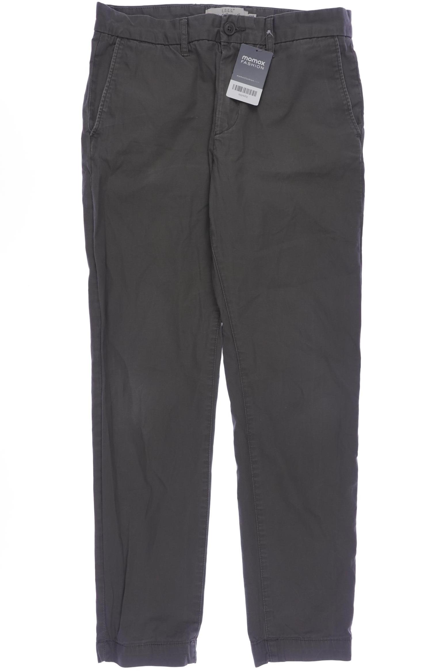 

H&M Herren Stoffhose, grau, Gr. 30