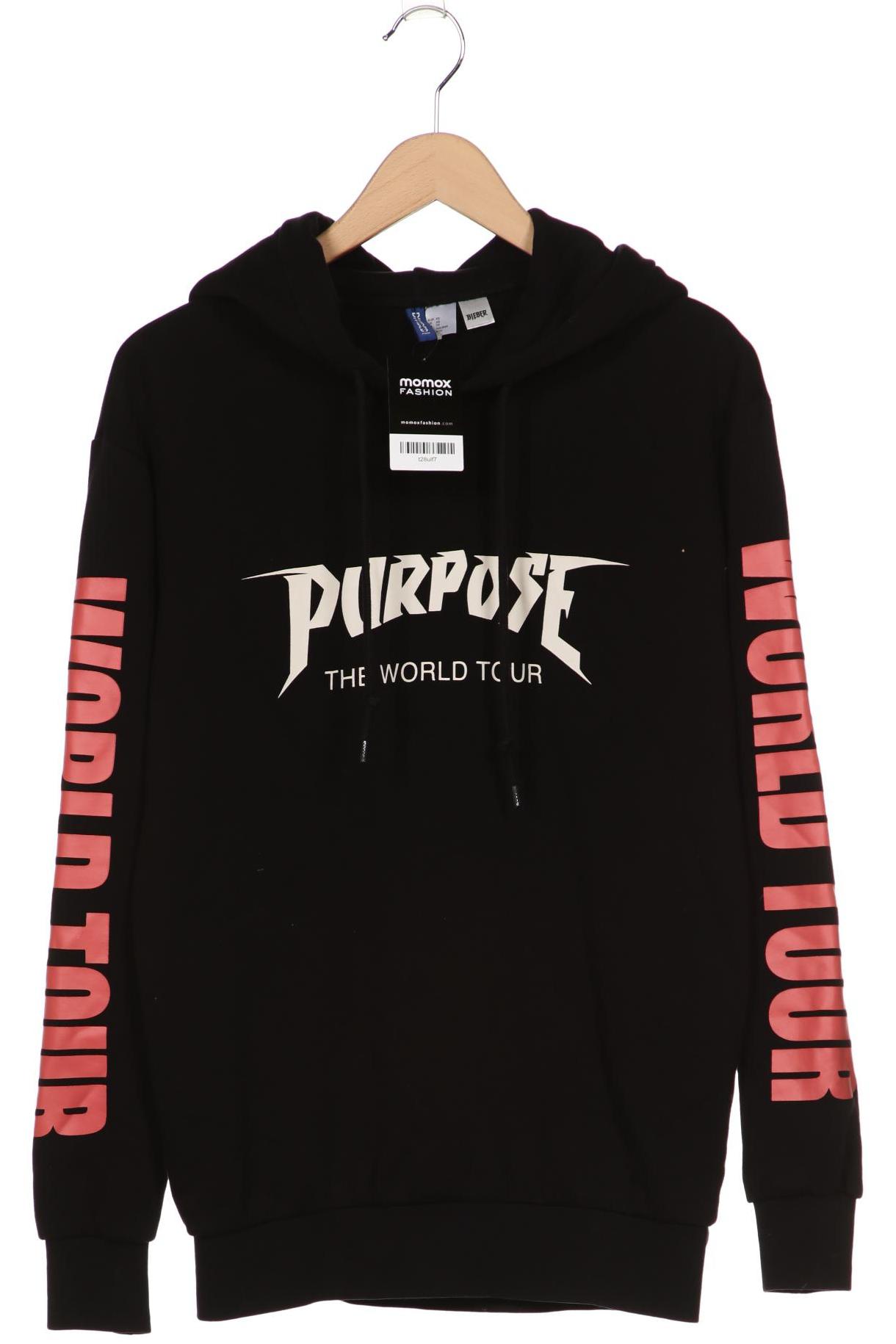 

H&M Herren Kapuzenpullover, schwarz