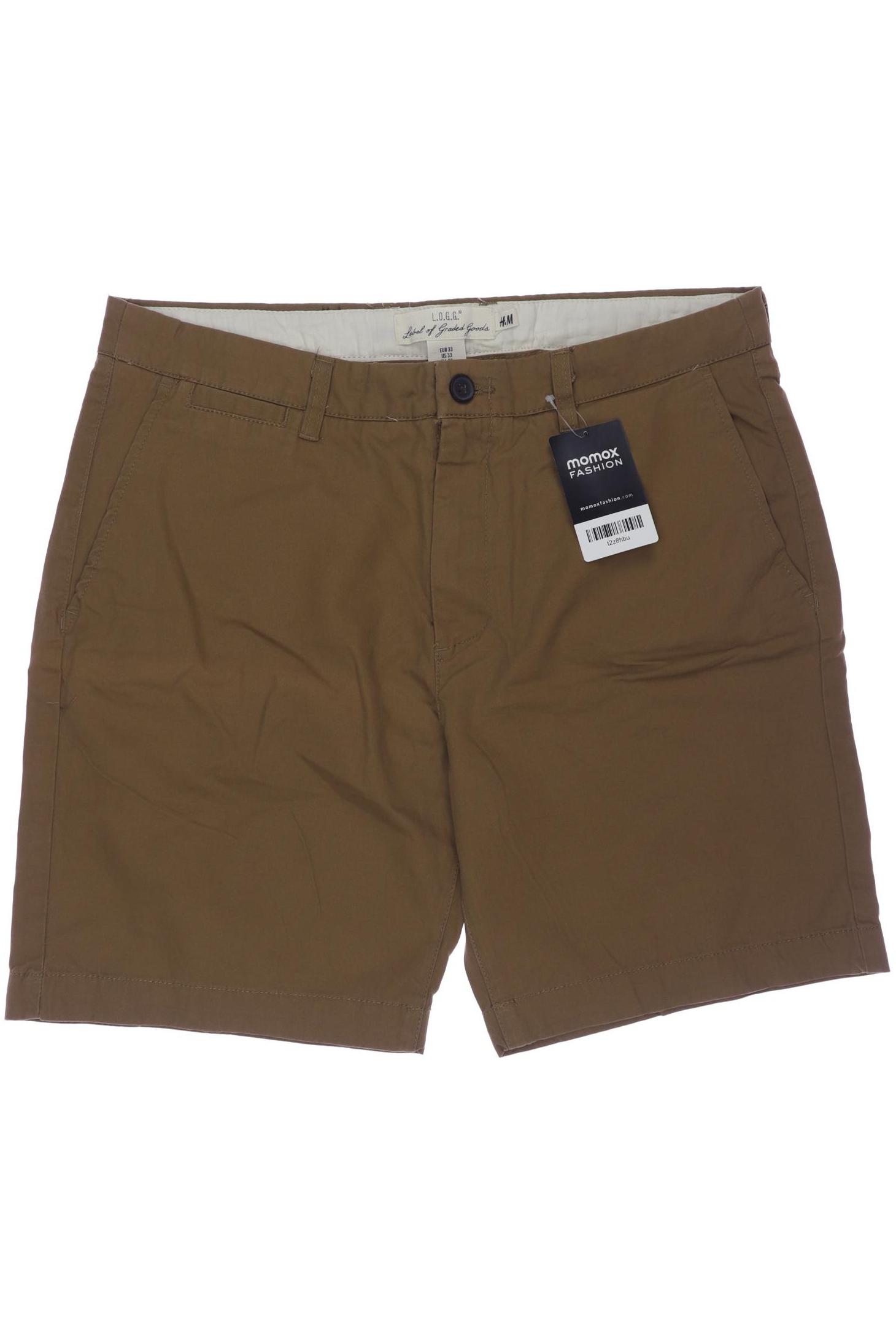 

H&M Herren Shorts, braun, Gr. 33
